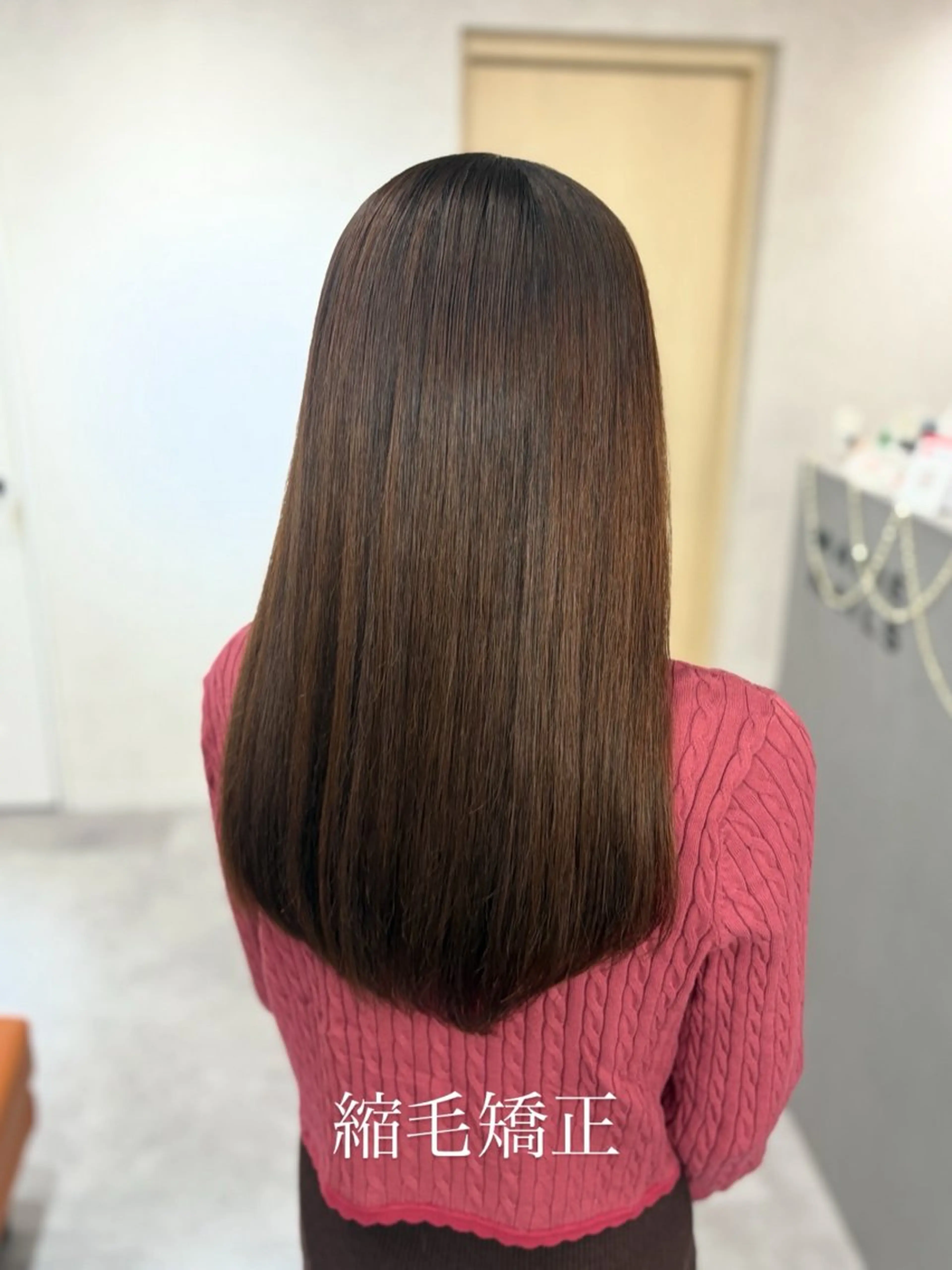 セミロング 縮毛矯正 縮毛矯正 森 美夕🎀.⋆/ 横浜 ☪︎*｡のヘアスタイル