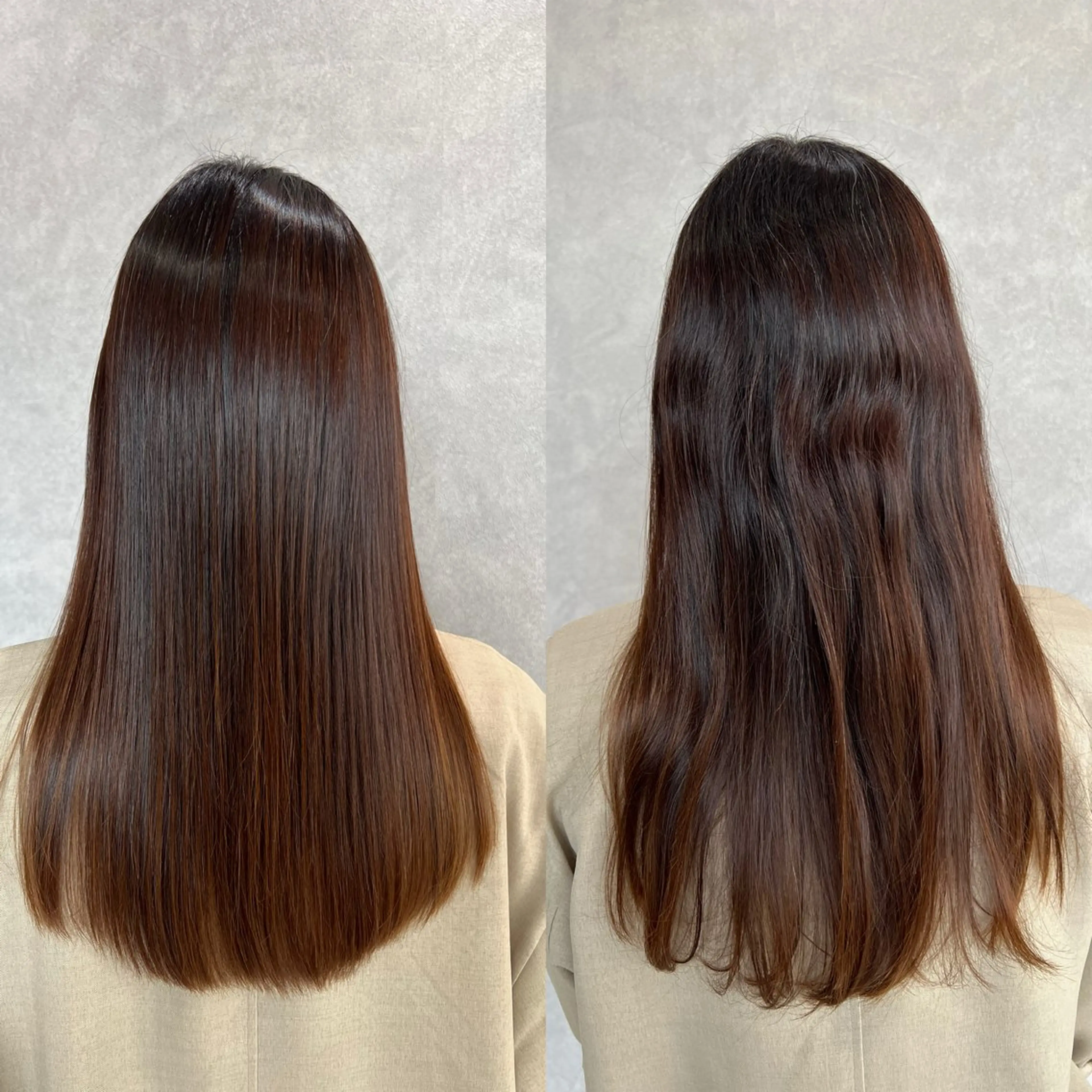 ミディアム 酸性ストレート 学生限定 カラー¥5.000のヘアスタイル