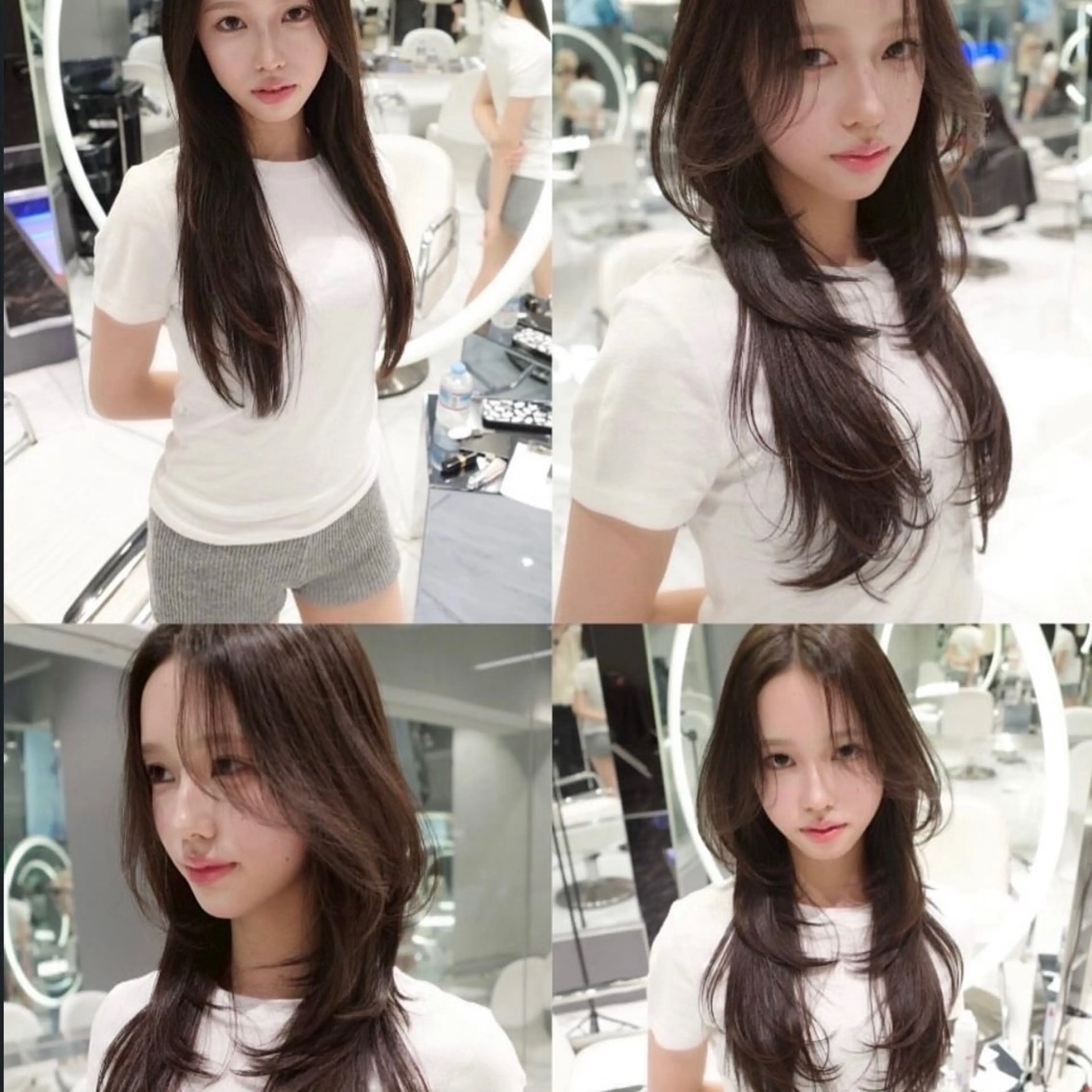 ロング カラー くびれヘア 顔周りカット ハイレイヤー 韓国風ヘア レイヤーカット カット ヘアカラー トリートメント Nao/ 大宮/レイヤーカットのヘアスタイル