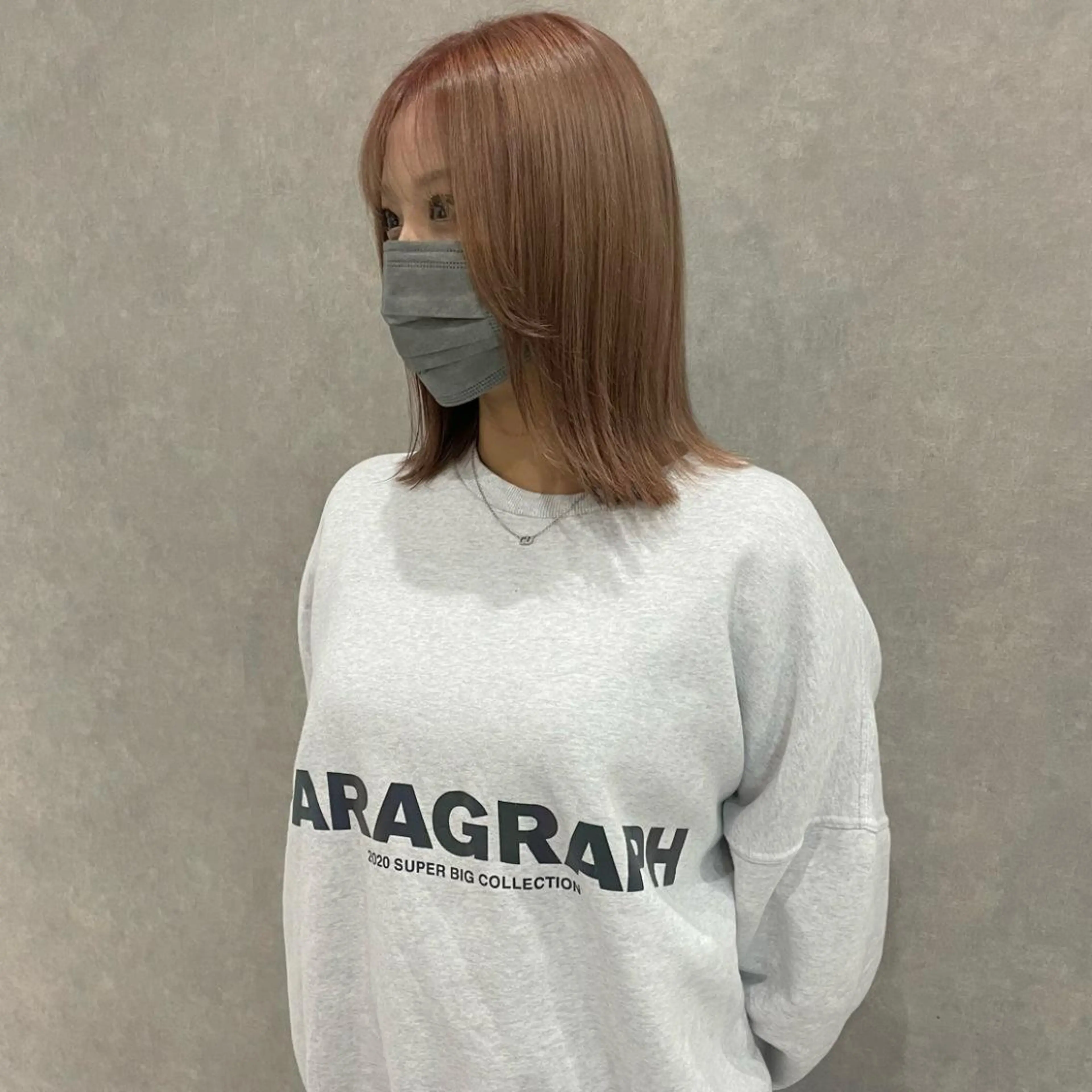 ミディアム カラー はちすか るかのヘアスタイル