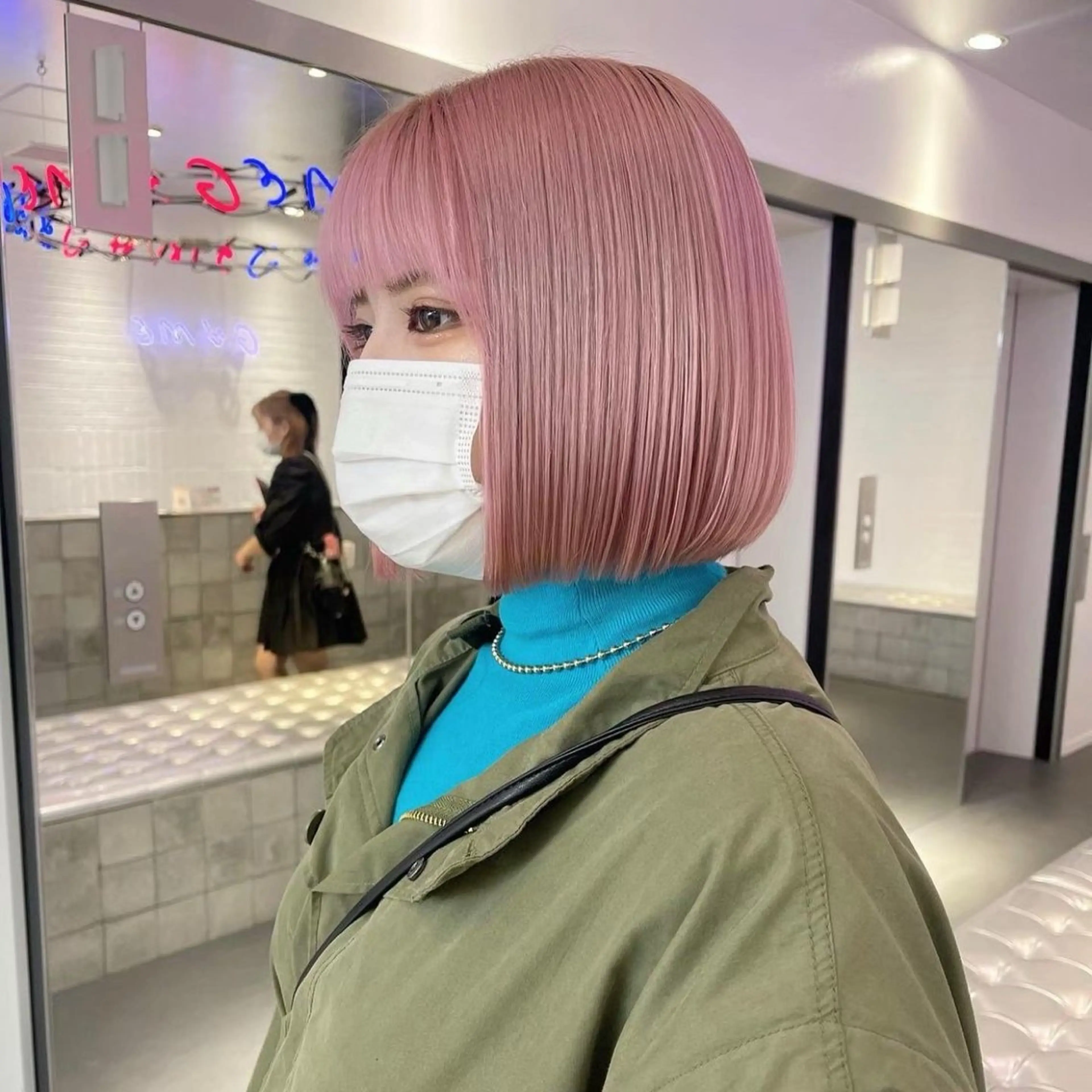 ショート カラー ヘアアレンジ ippo所属・💎韓国ヘア/ 艶カラー💎souのヘアスタイル