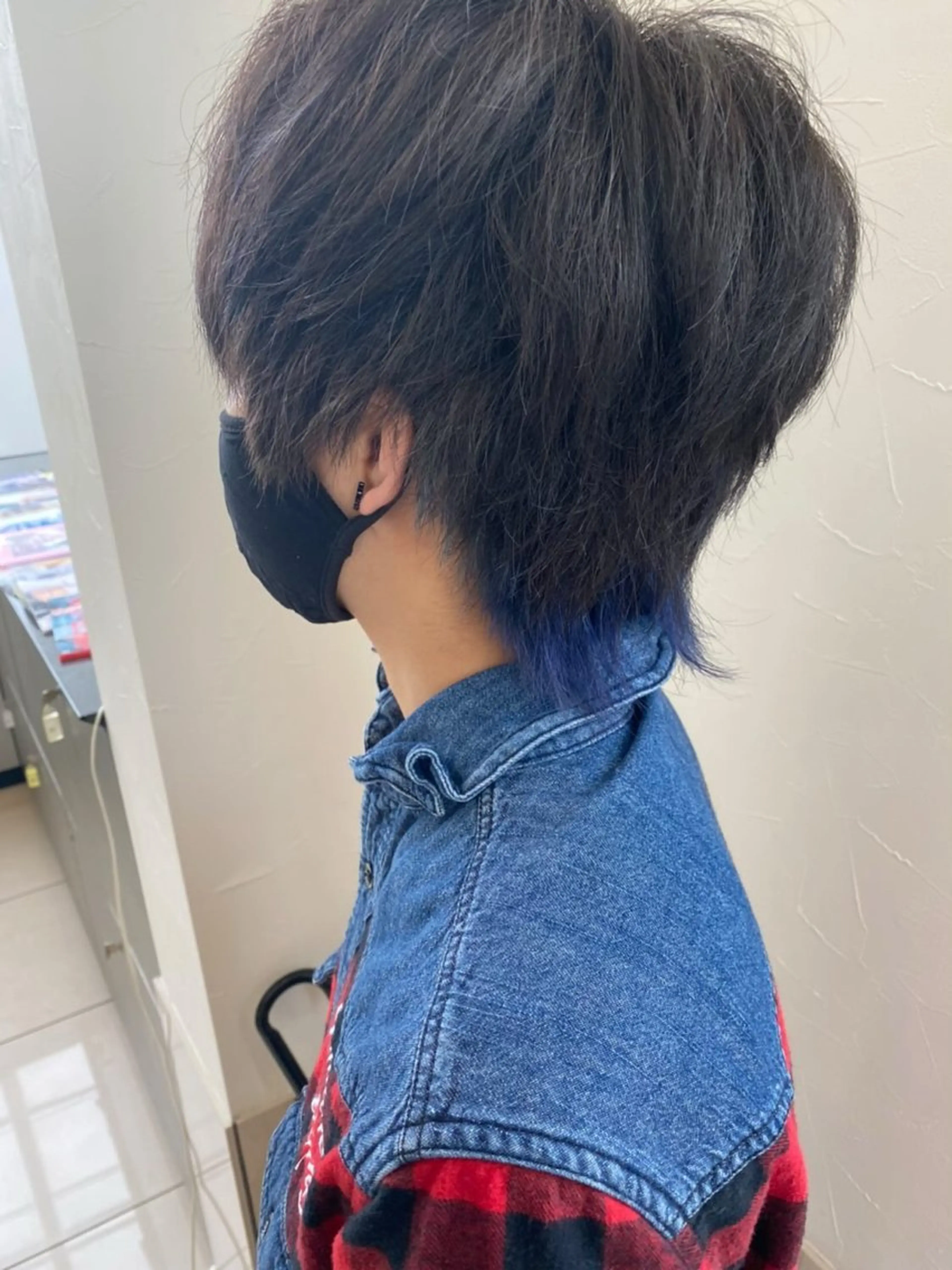 ミディアム メンズ 神戸 蒼司のヘアスタイル