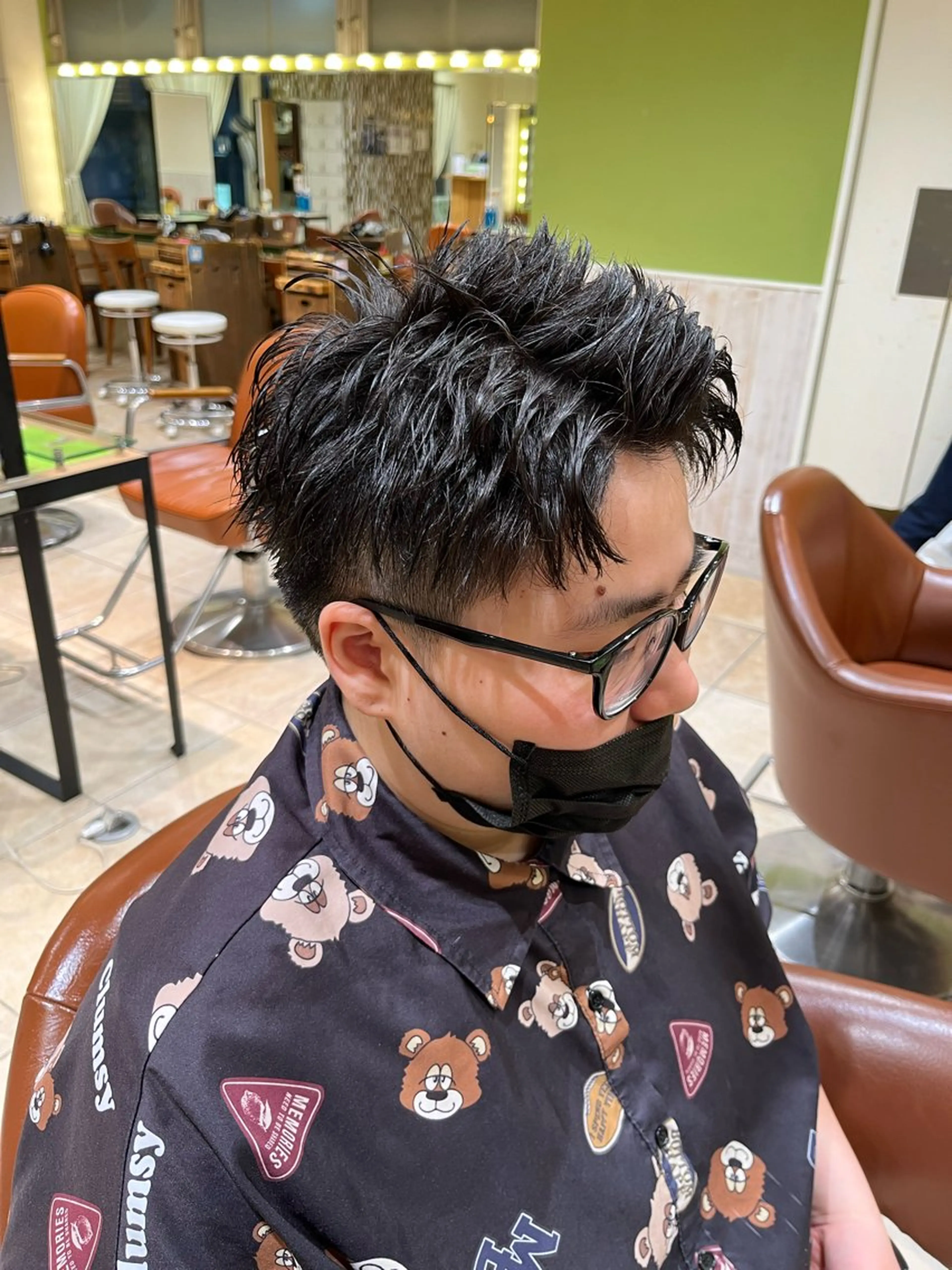 メンズ 🦕望月渉🦕 パーマ🌪️ブリーチのヘアスタイル