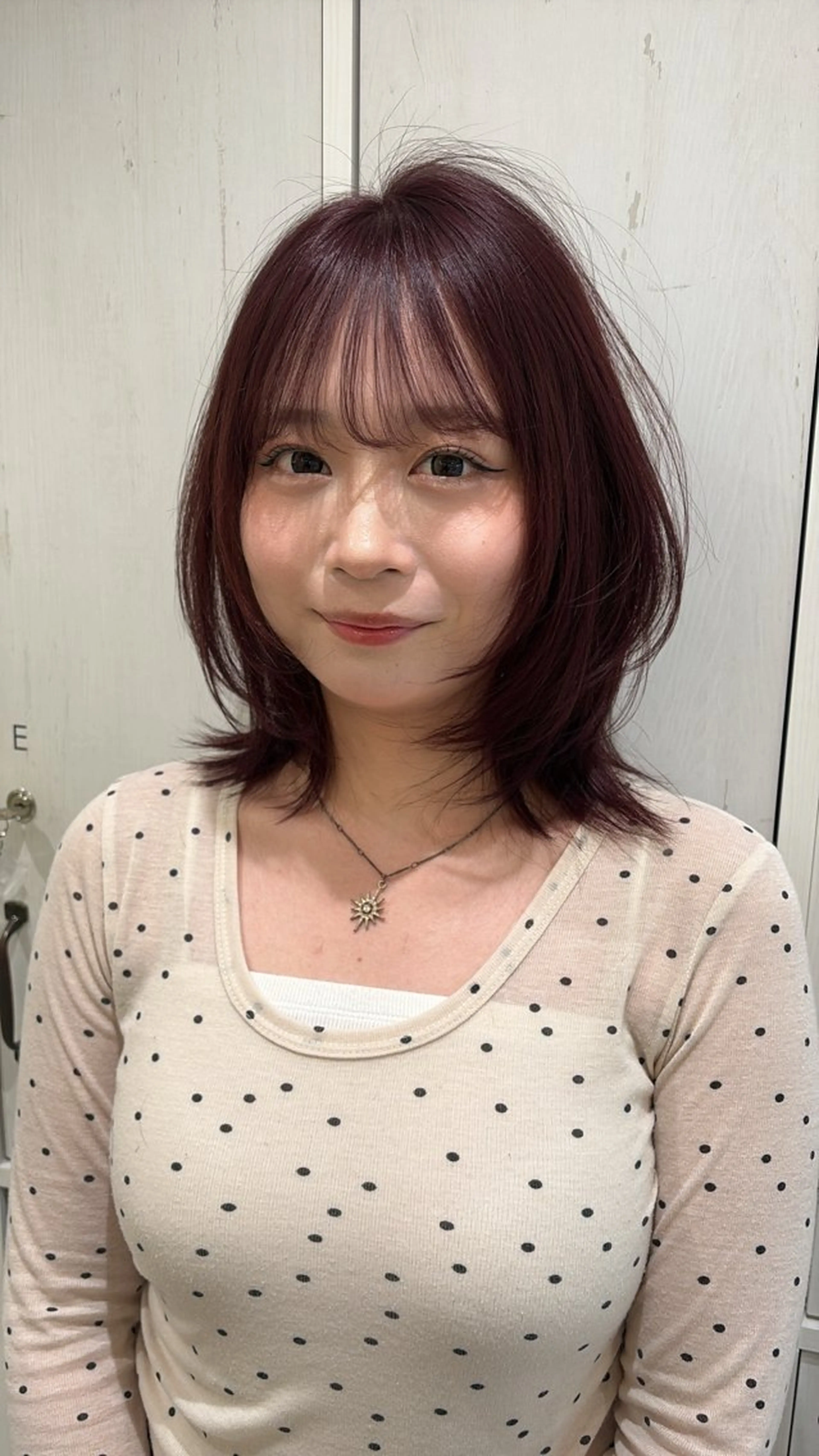 ミディアム カット ヘアカラー hana/海外風ヘア /レイヤーカット🪐のヘアスタイル