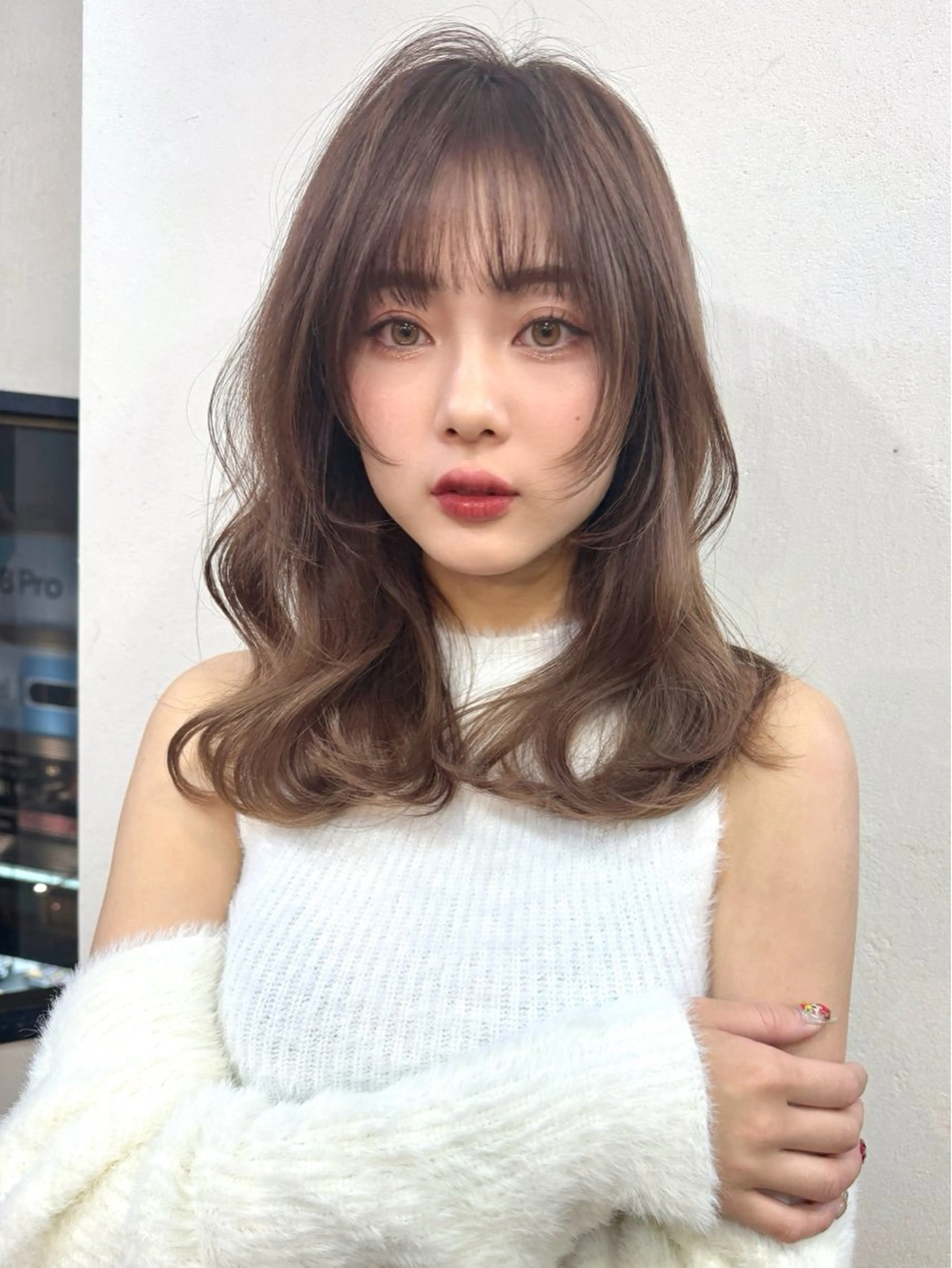 ミディアム カラー 似合わせレイヤー 🇰🇷荒木洋文のヘアスタイル