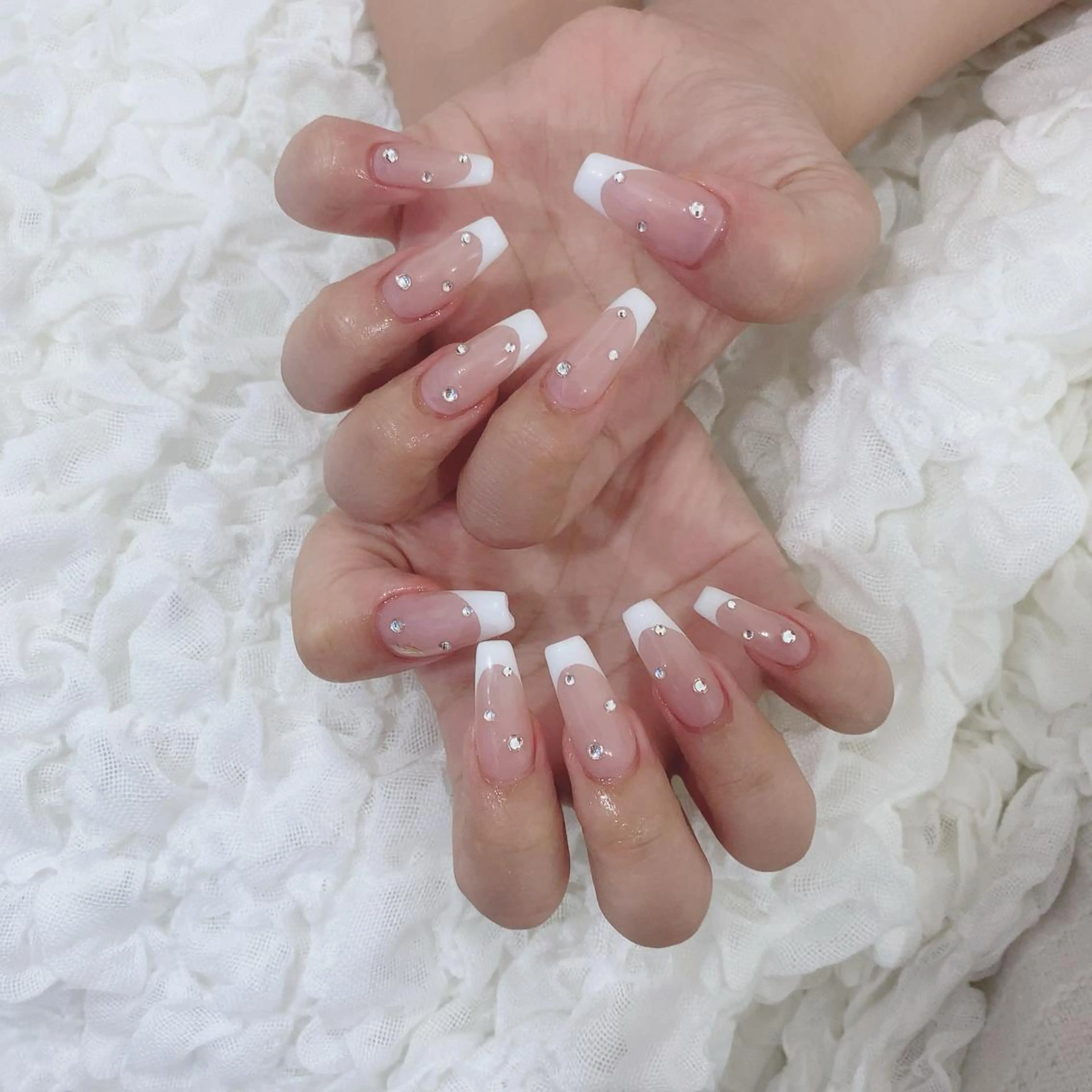 ネイル ロングネイル スクエアネイル ハンドネイル SOL NAILのネイルデザイン