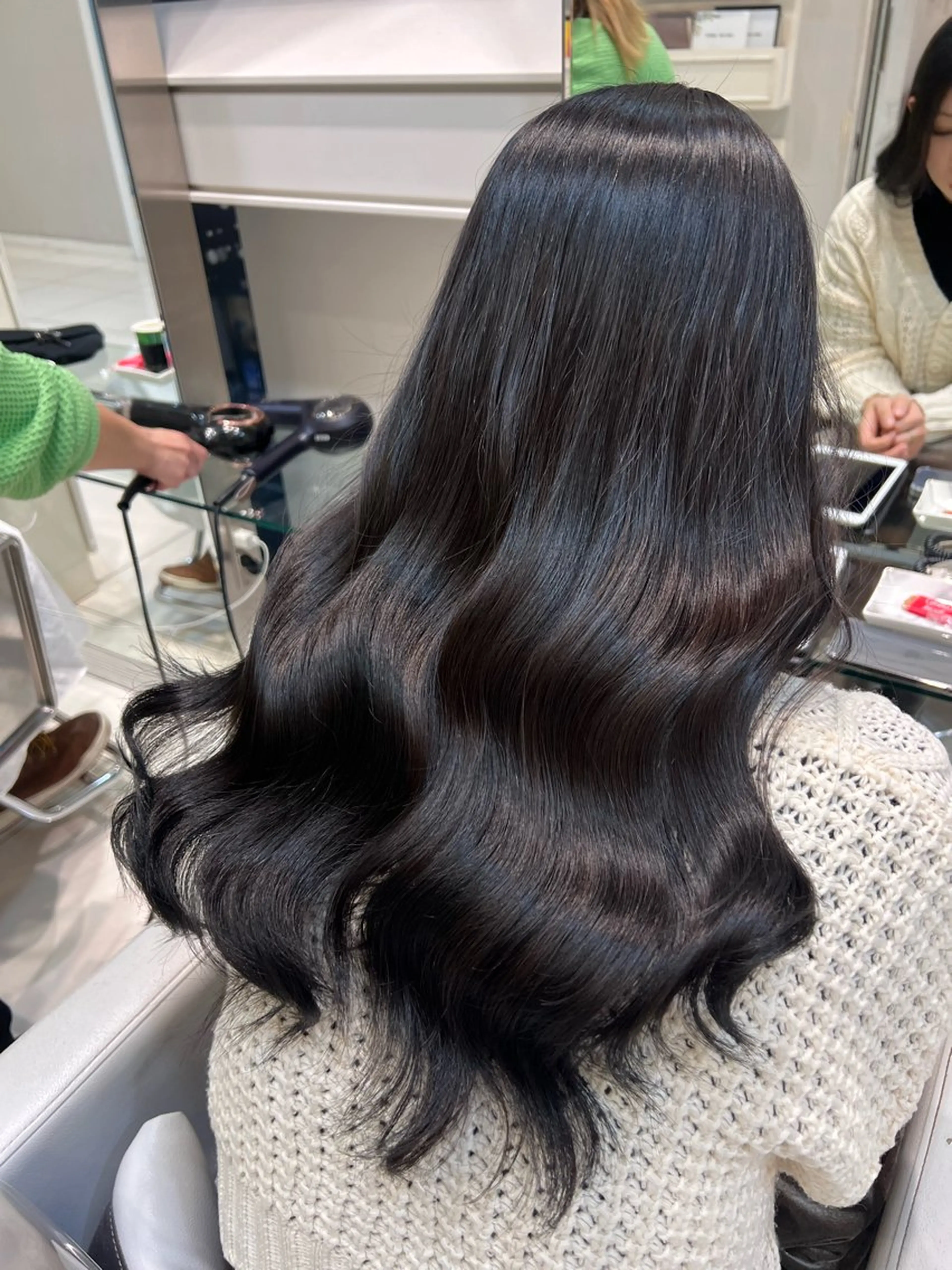 ロング カラー 透明感カラー 銀座/カラー 🎀momo🎀のヘアスタイル