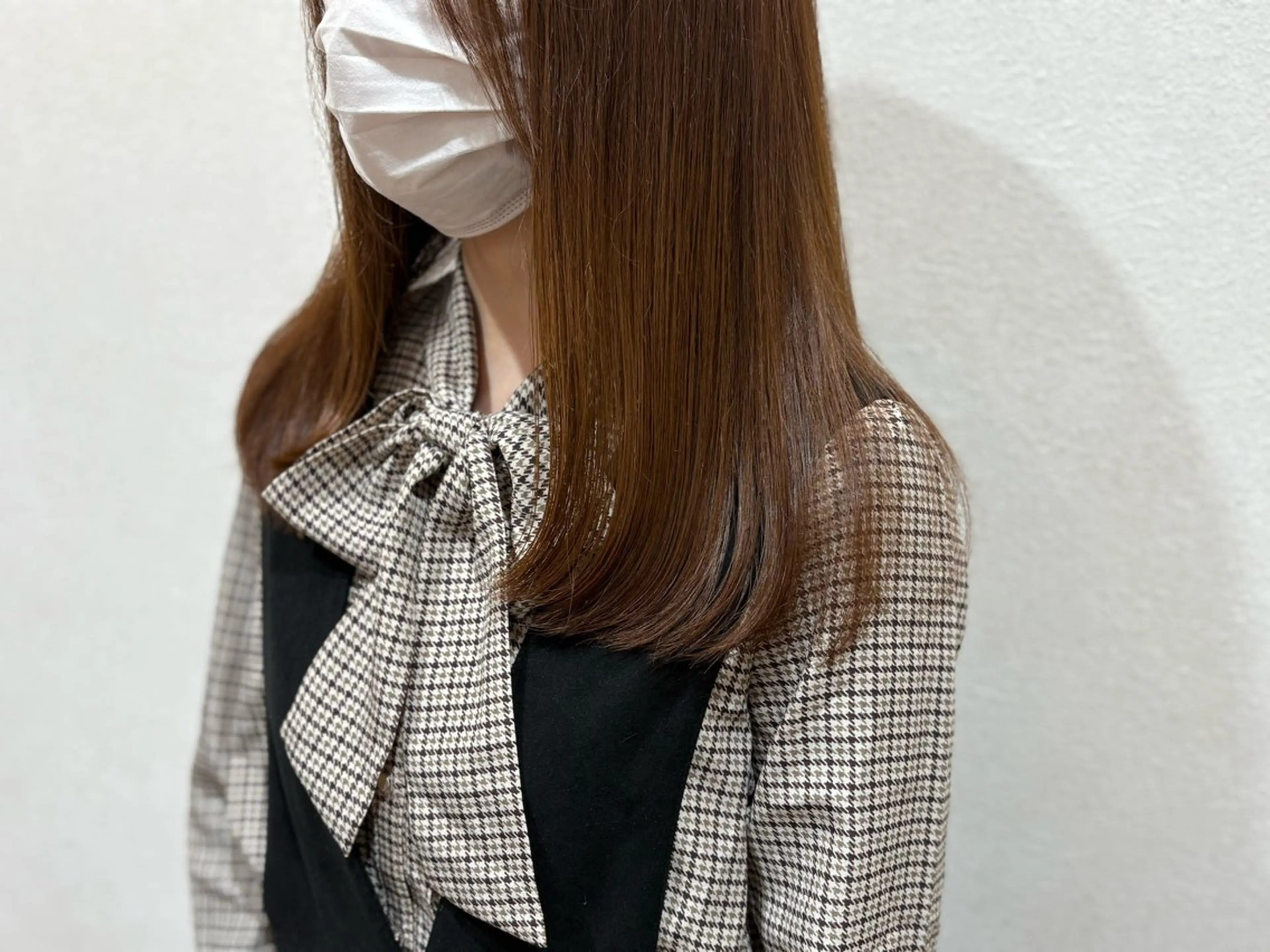 セミロング レイヤーカット アメイジングヘアー 千歳店　福嶋のヘアスタイル