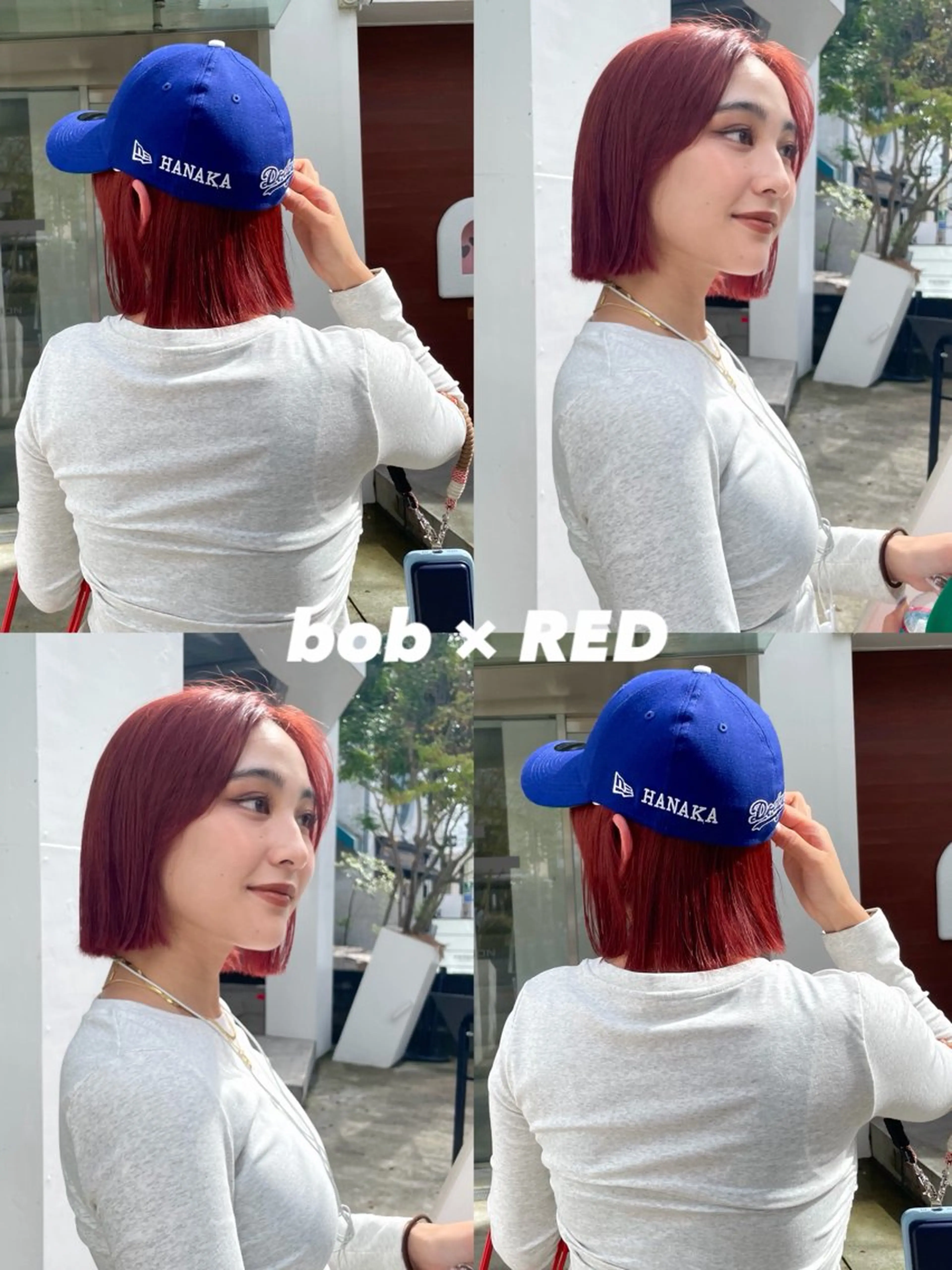 ショート カラー ミルクティー× グレージュMOMOのヘアスタイル