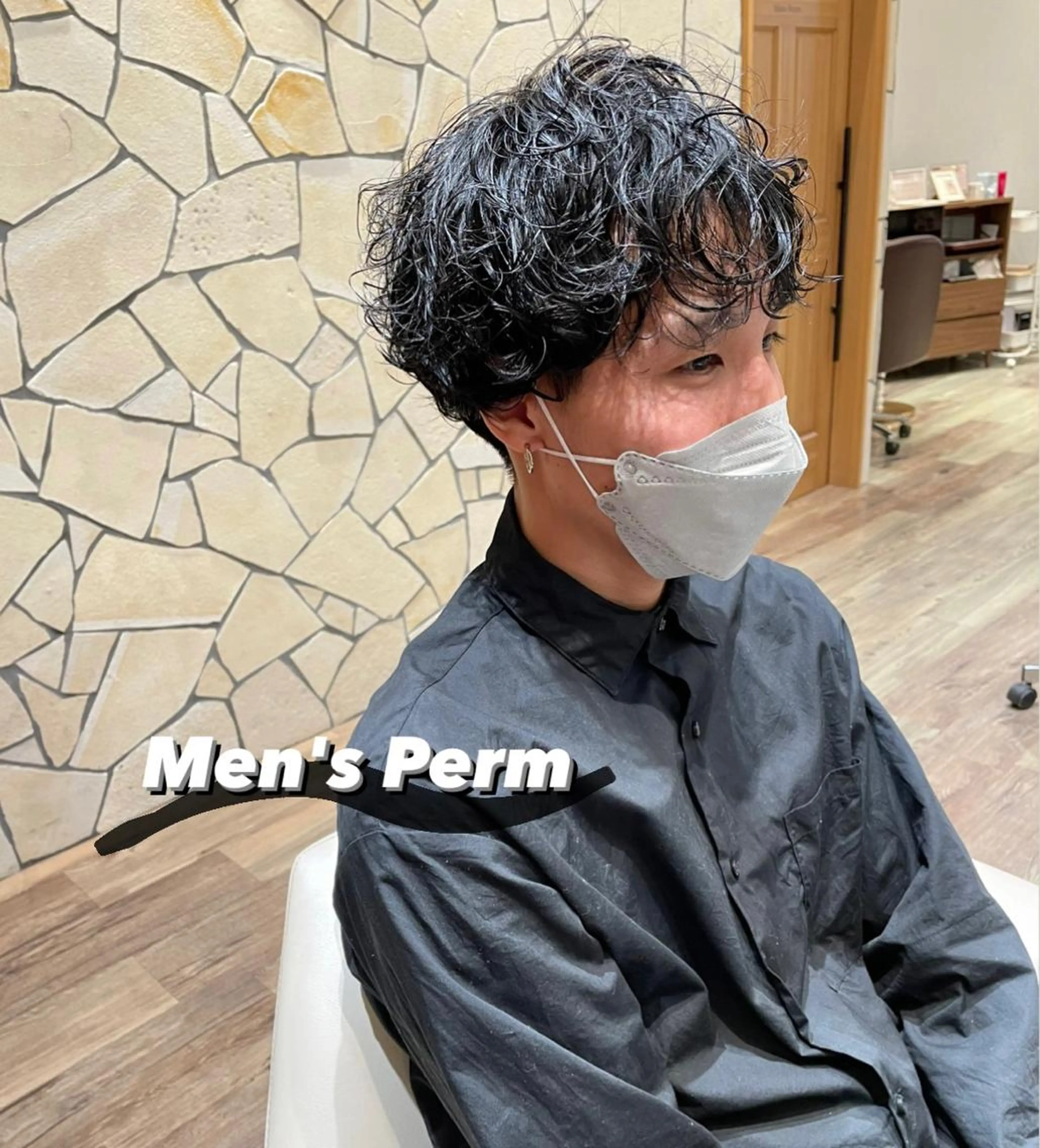 メンズカット＋ニュアンスパーマ🌀の写真