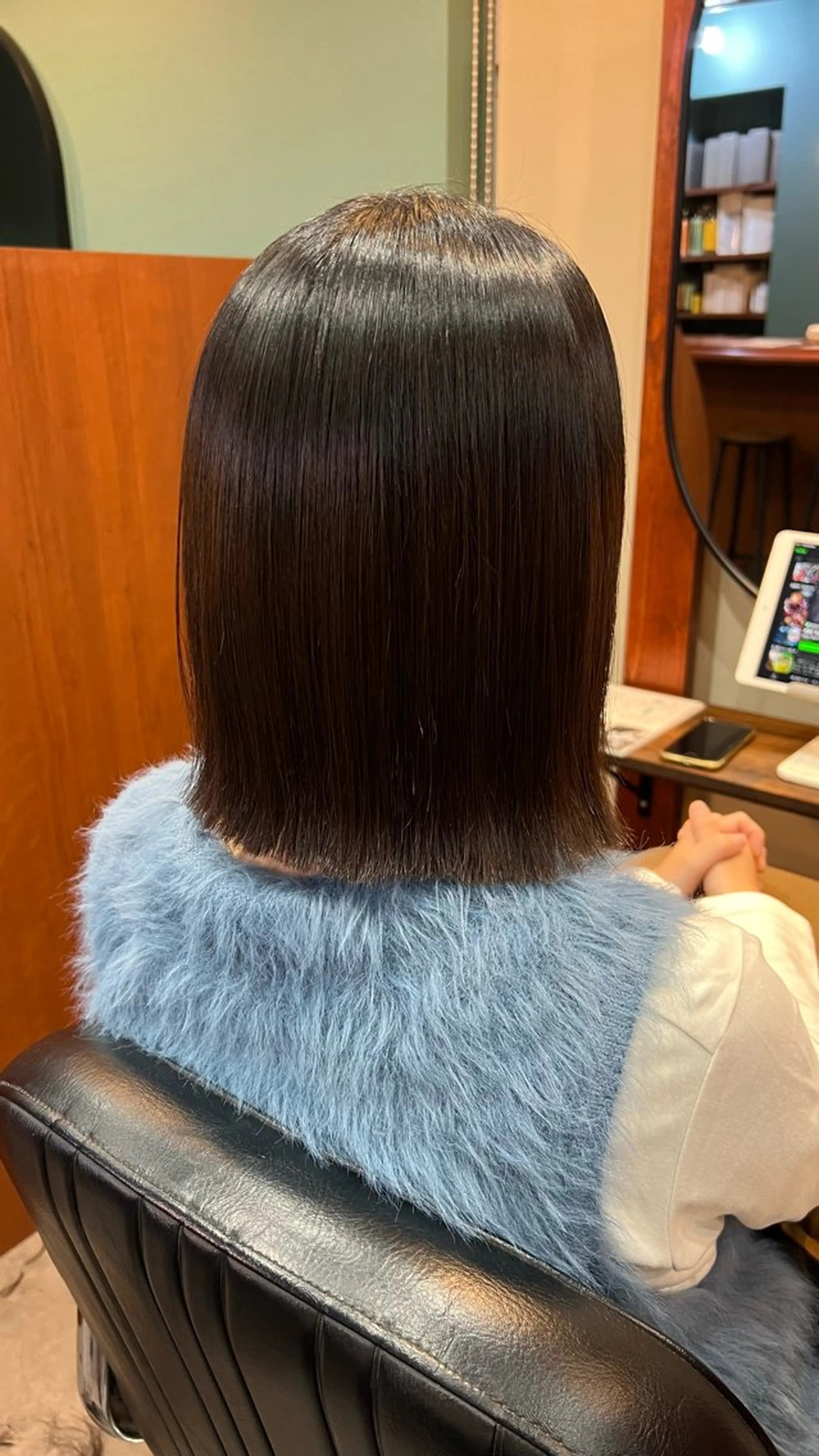 ミディアム カット 縮毛矯正 トリートメント ヘッドスパ 美髪矯正/髪質改善 🌼 原田 愛弓のヘアスタイル