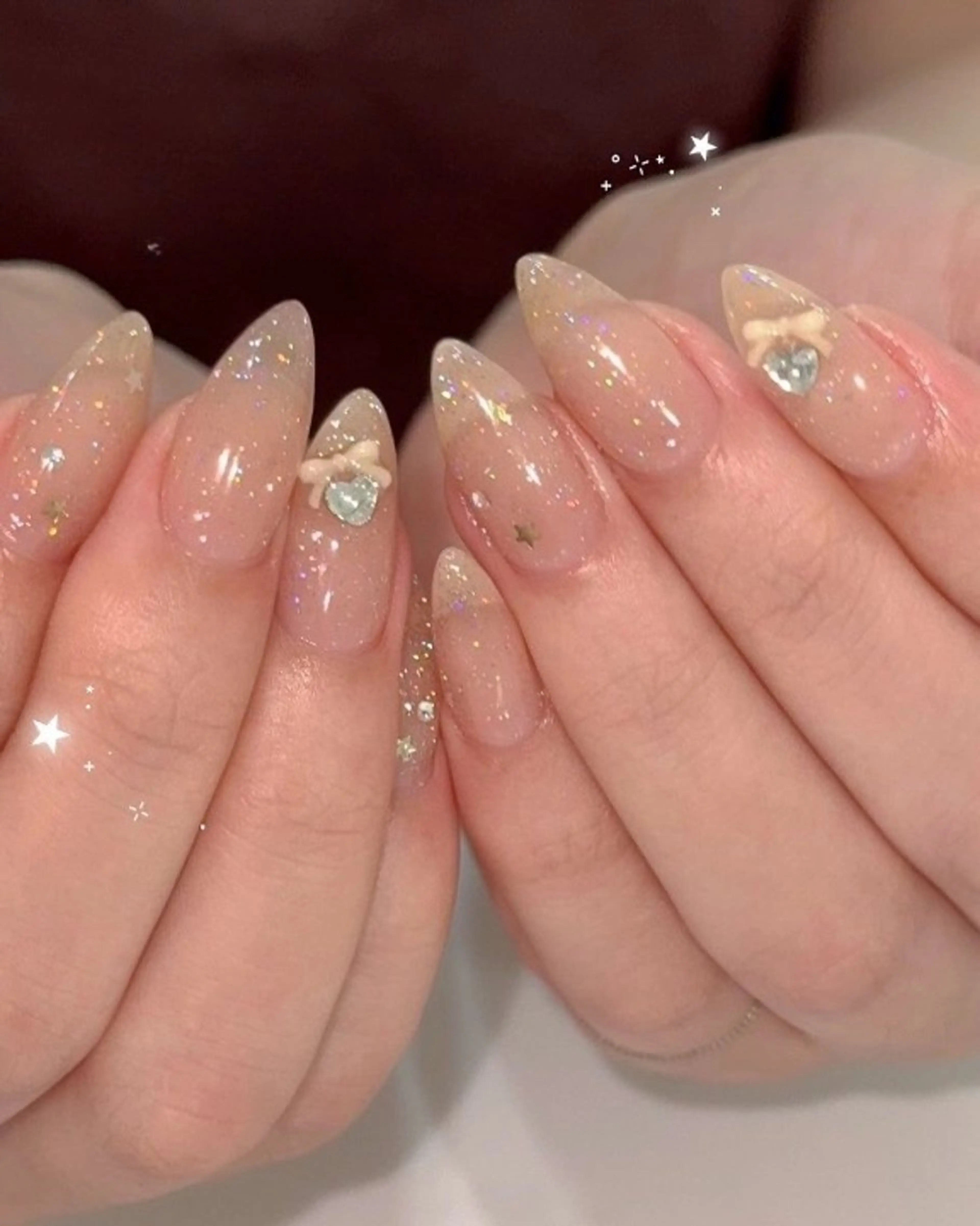 カラー グラデーションカラー ピンクカラー ハンドネイル AIN Nailのネイルデザイン