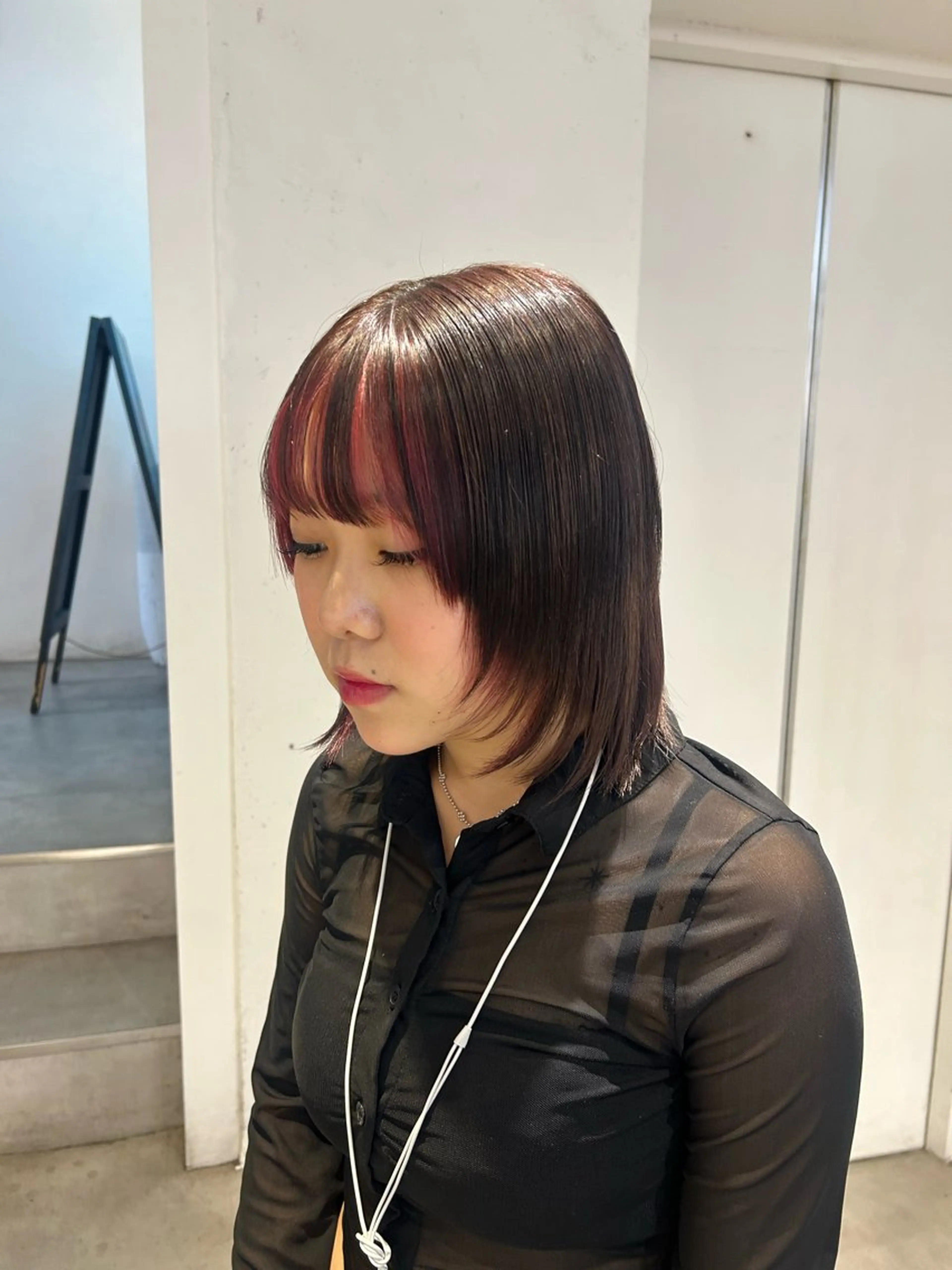 ミディアム カラー ヘアカラー マツエク/ハイト ーン🌺kae🌺のヘアスタイル