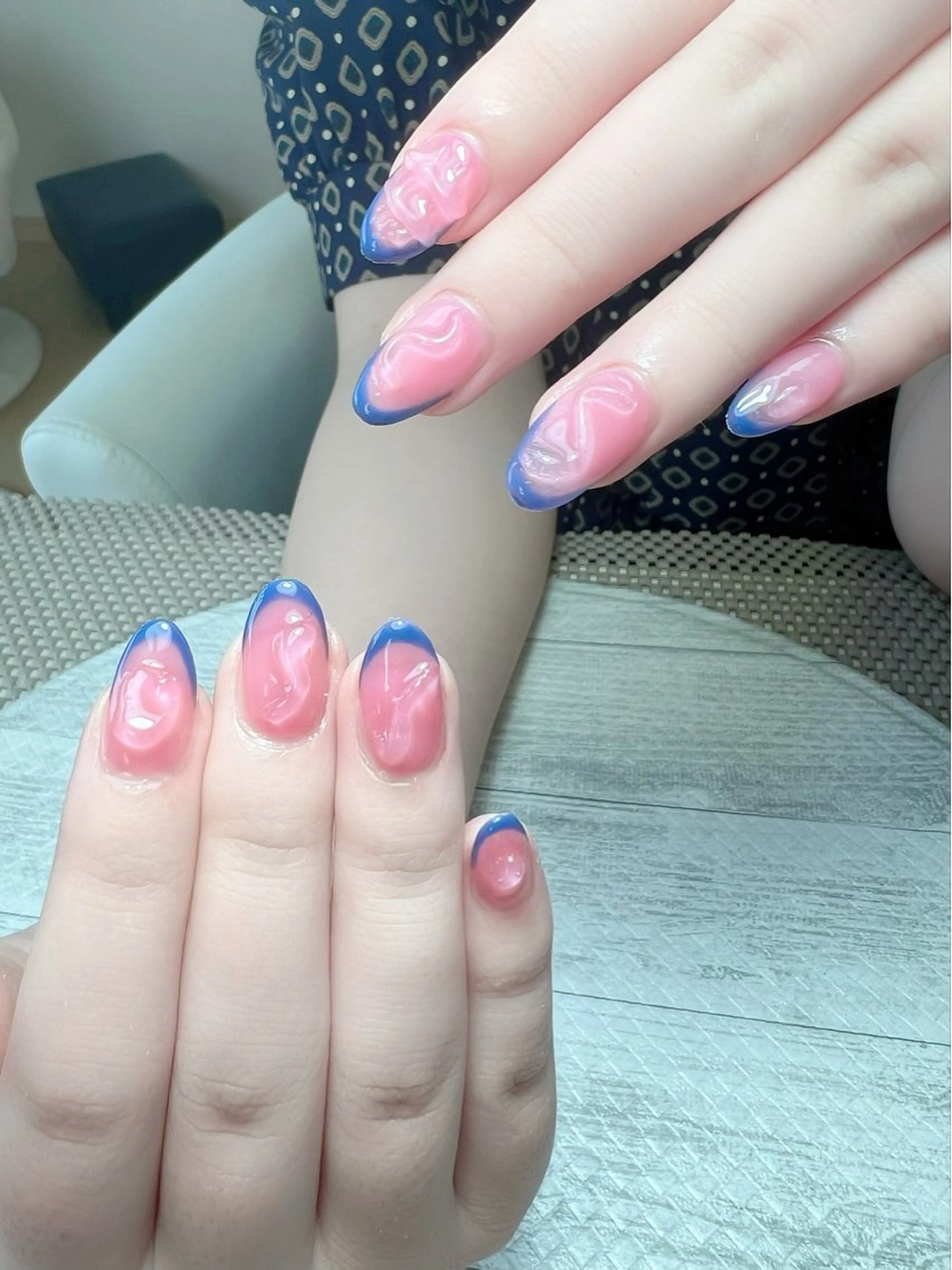 ネイル フレンチネイル ハンドネイル シェヌネイル JURAのネイルデザイン