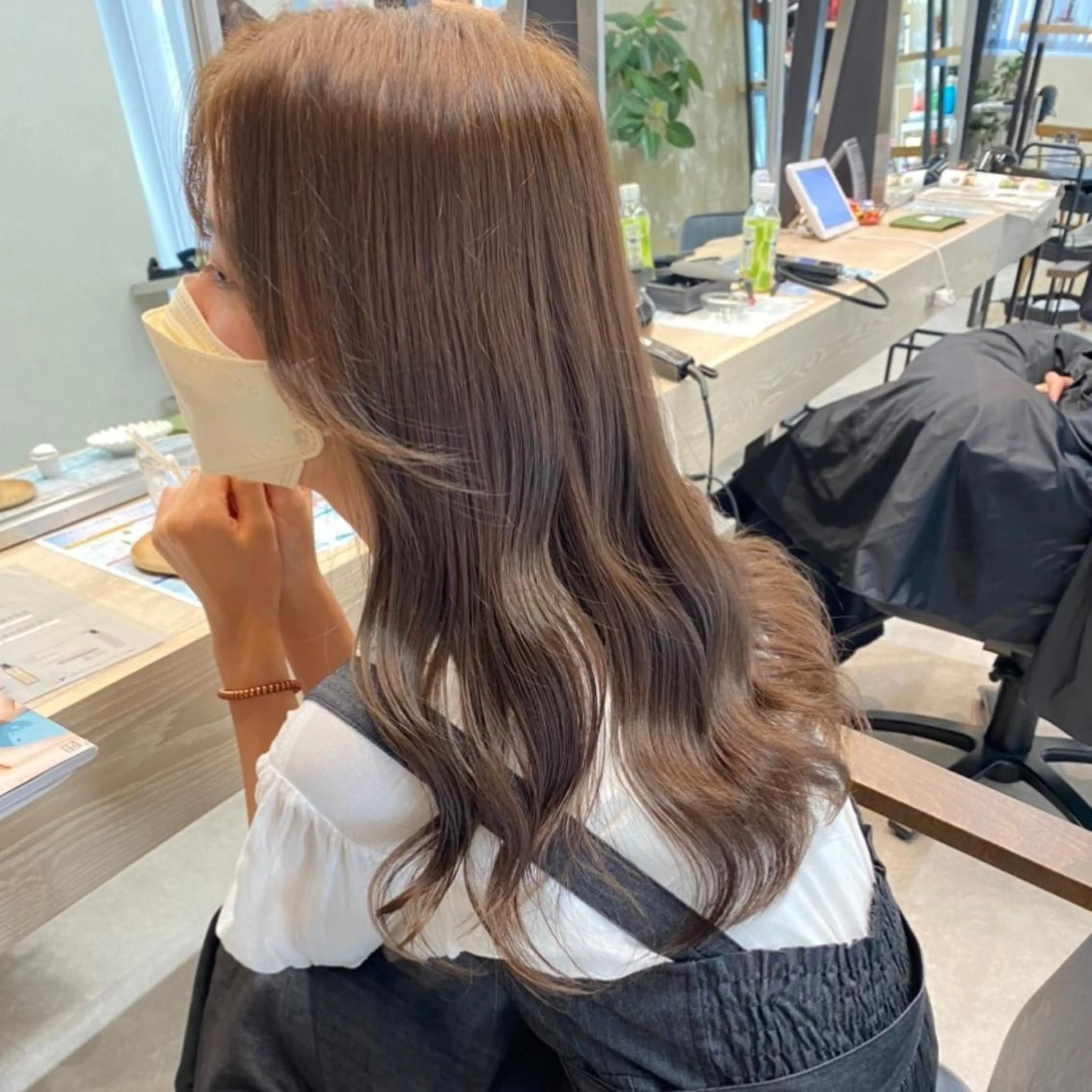 ロング メンズ縮毛矯正 ニュアンスパーマのヘアスタイル