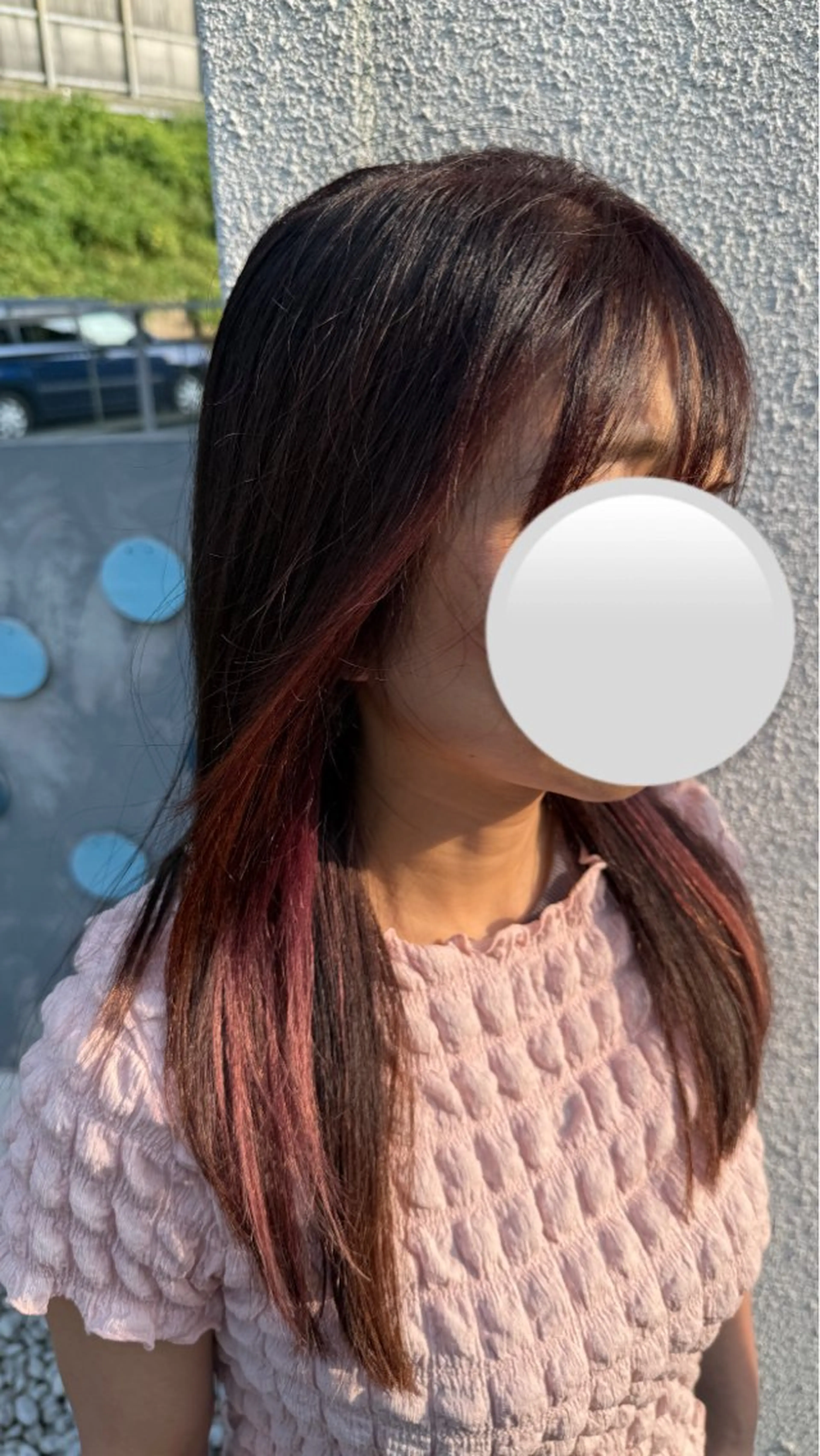 ロング ヘアカラー 大立 七夏のヘアスタイル