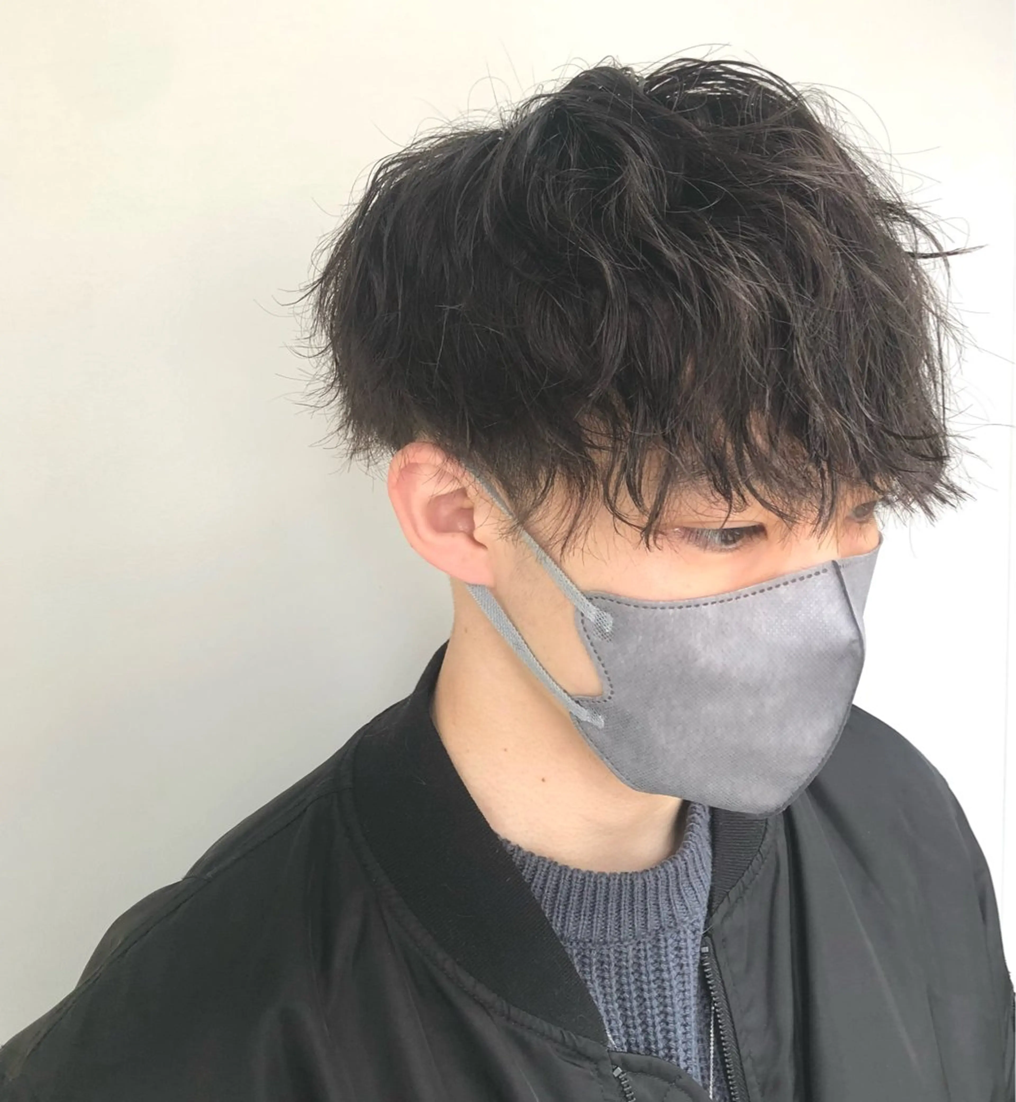 ショート パーマ メンズ 大谷 優馬のヘアスタイル