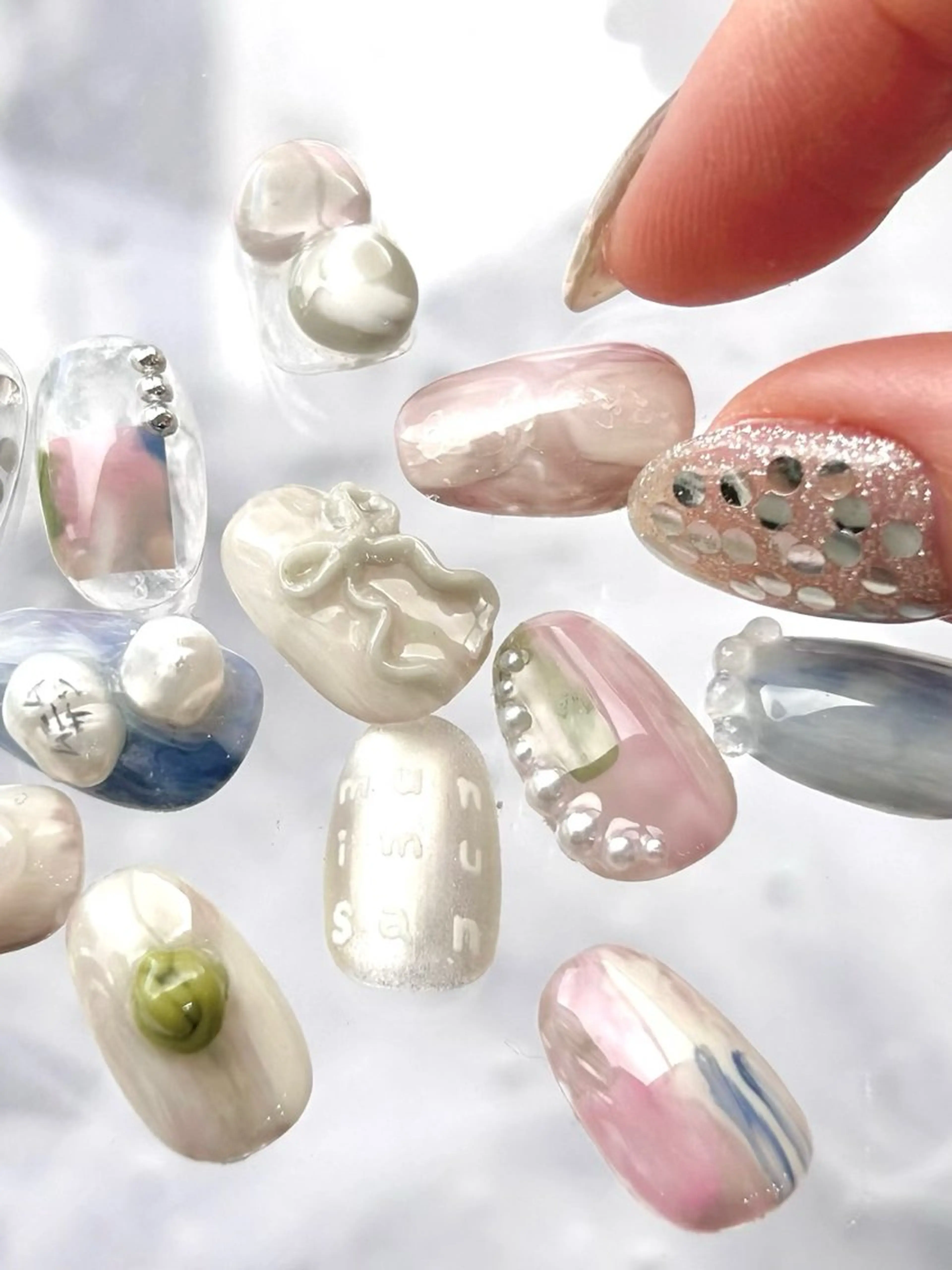 ネイル 💙0203 munimusanのネイルデザイン