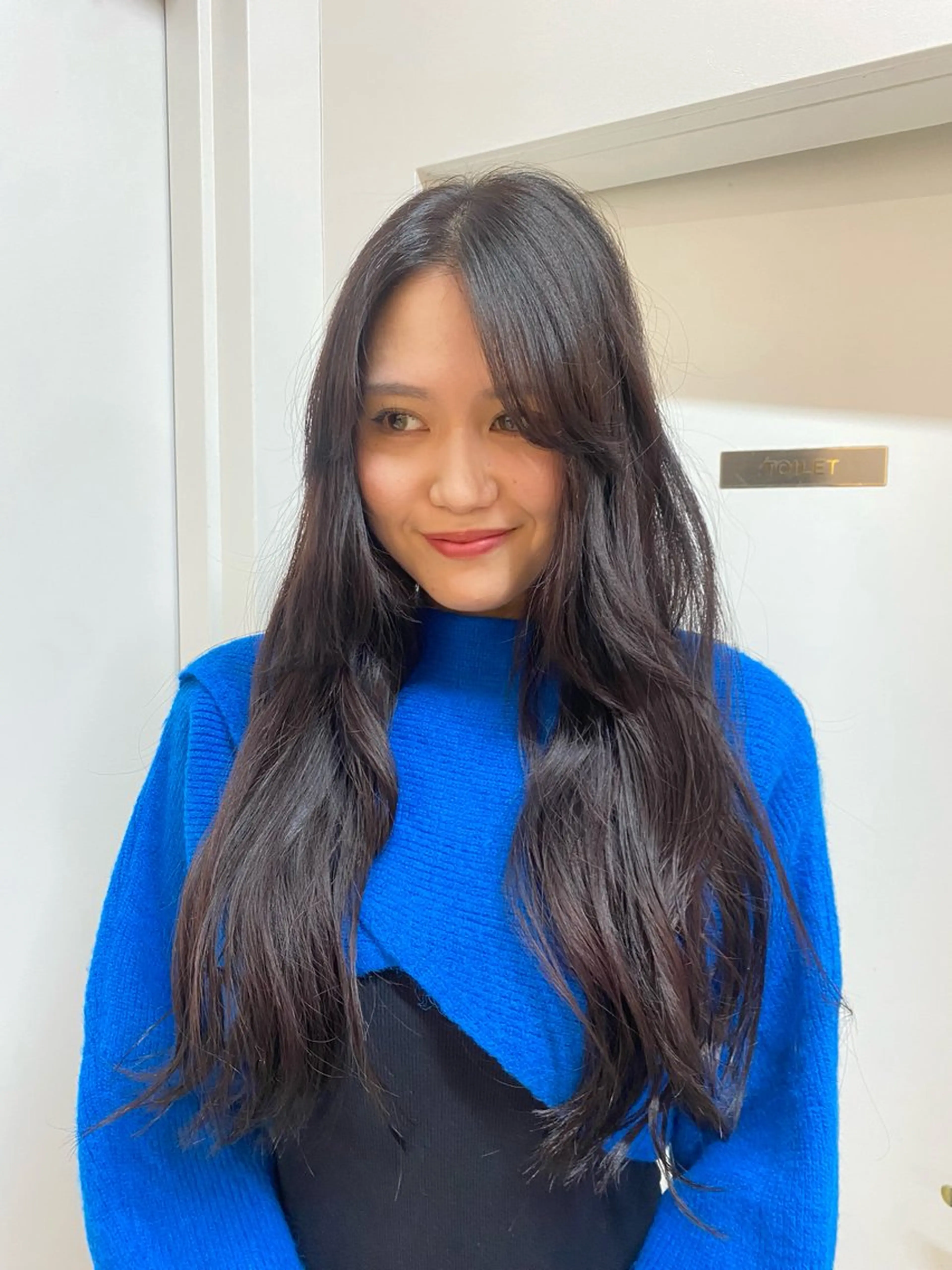 ロング 木村 夢のヘアスタイル