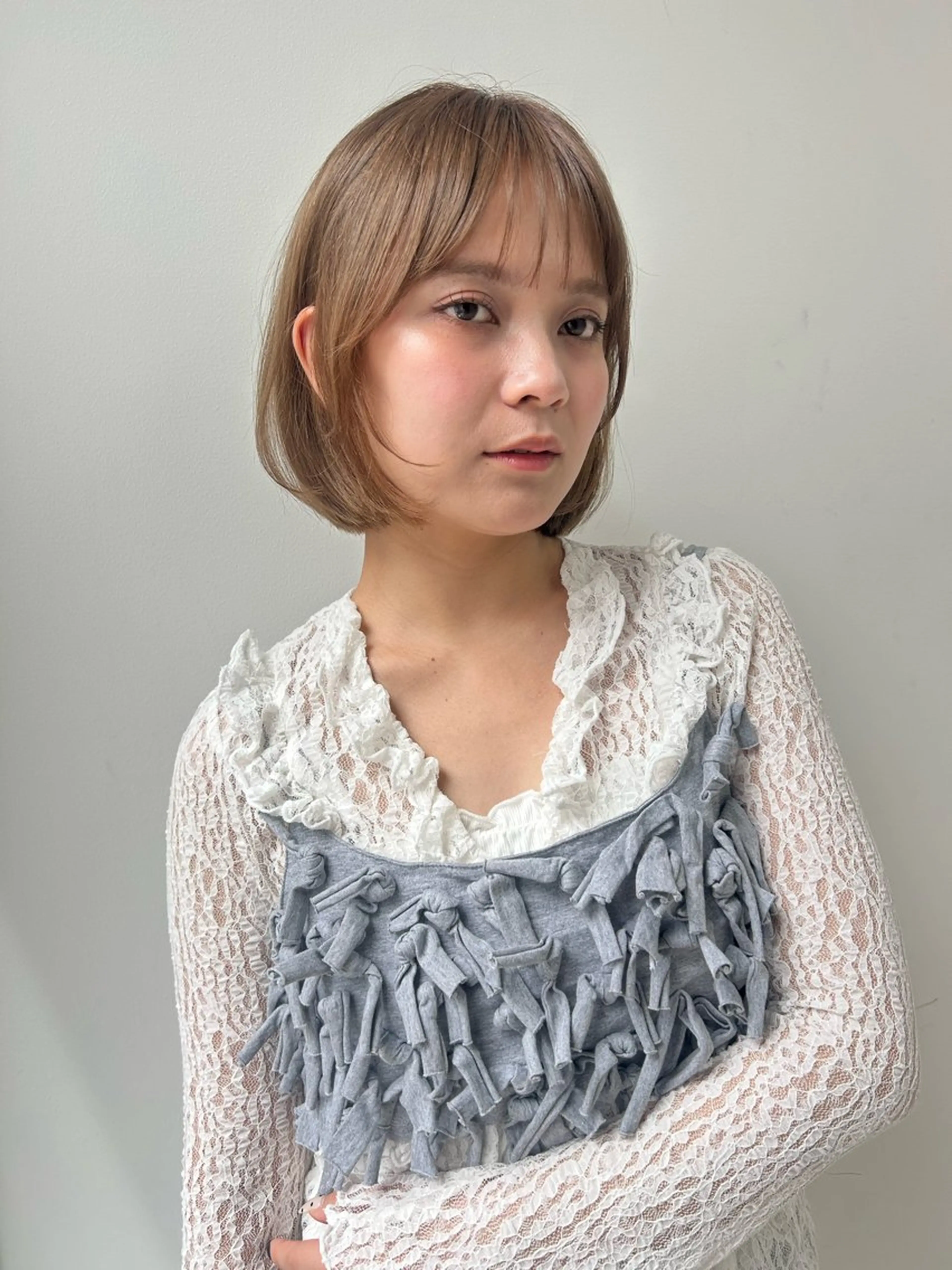 ミディアム カラー ヘアカラー 艶カラー🐳🫧 サヤカ 🐳のヘアスタイル