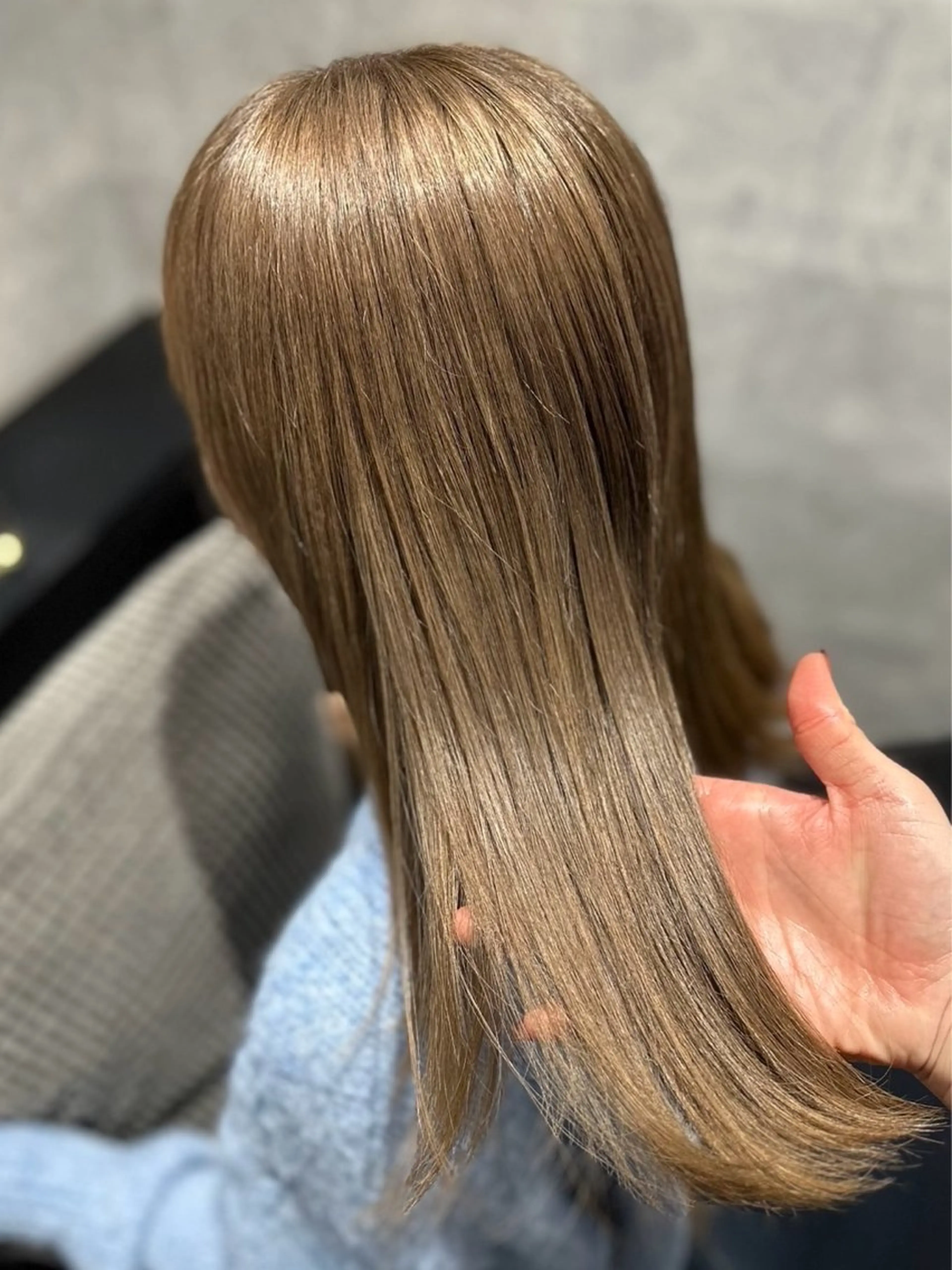 ロング 柔らかい透明感カラー 髪質改善/神戸のヘアスタイル