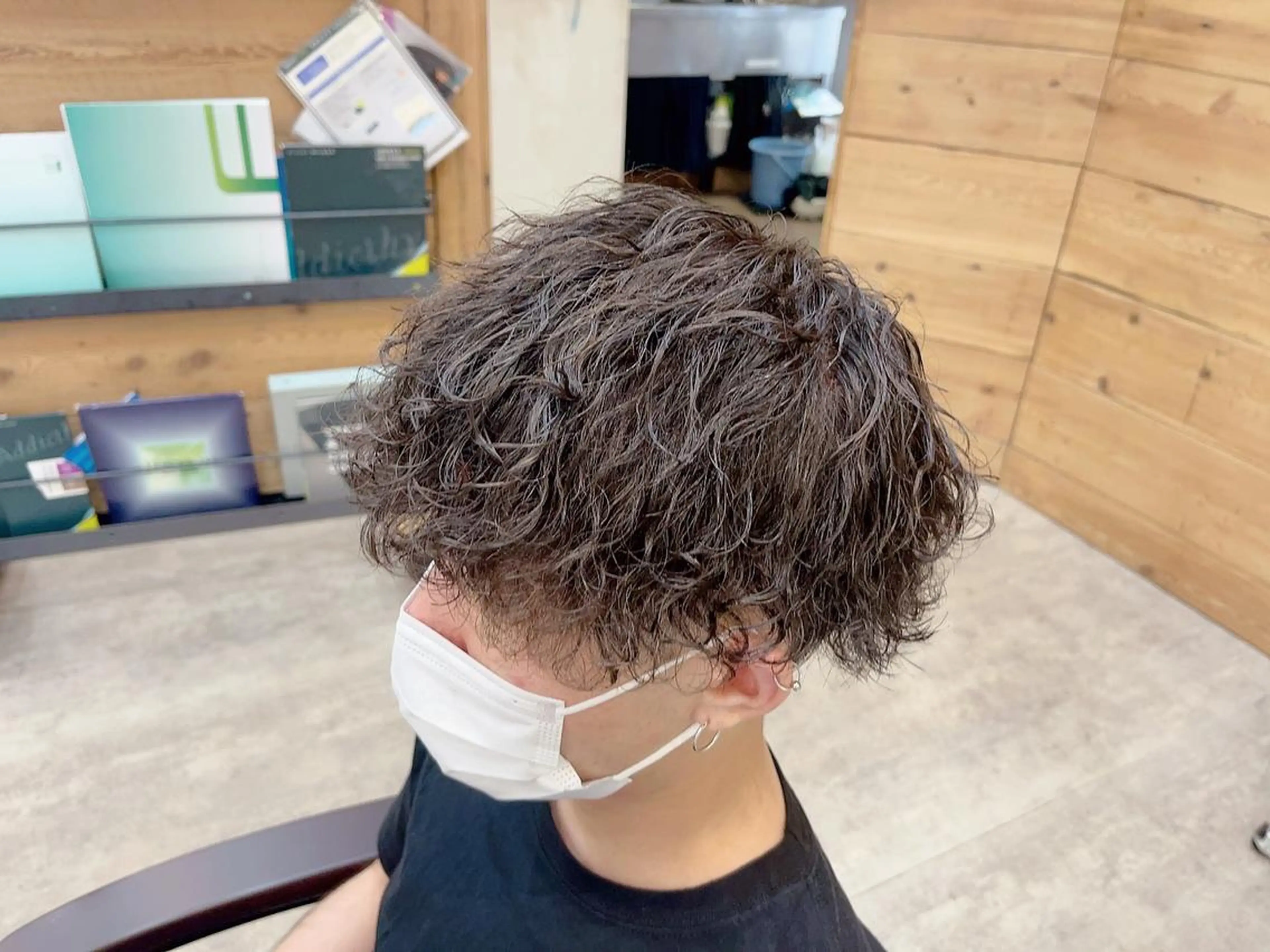 ショート カラー パーマ メンズ カット パーマ ケイゴ【店長】 メンズパーマ特化のヘアスタイル