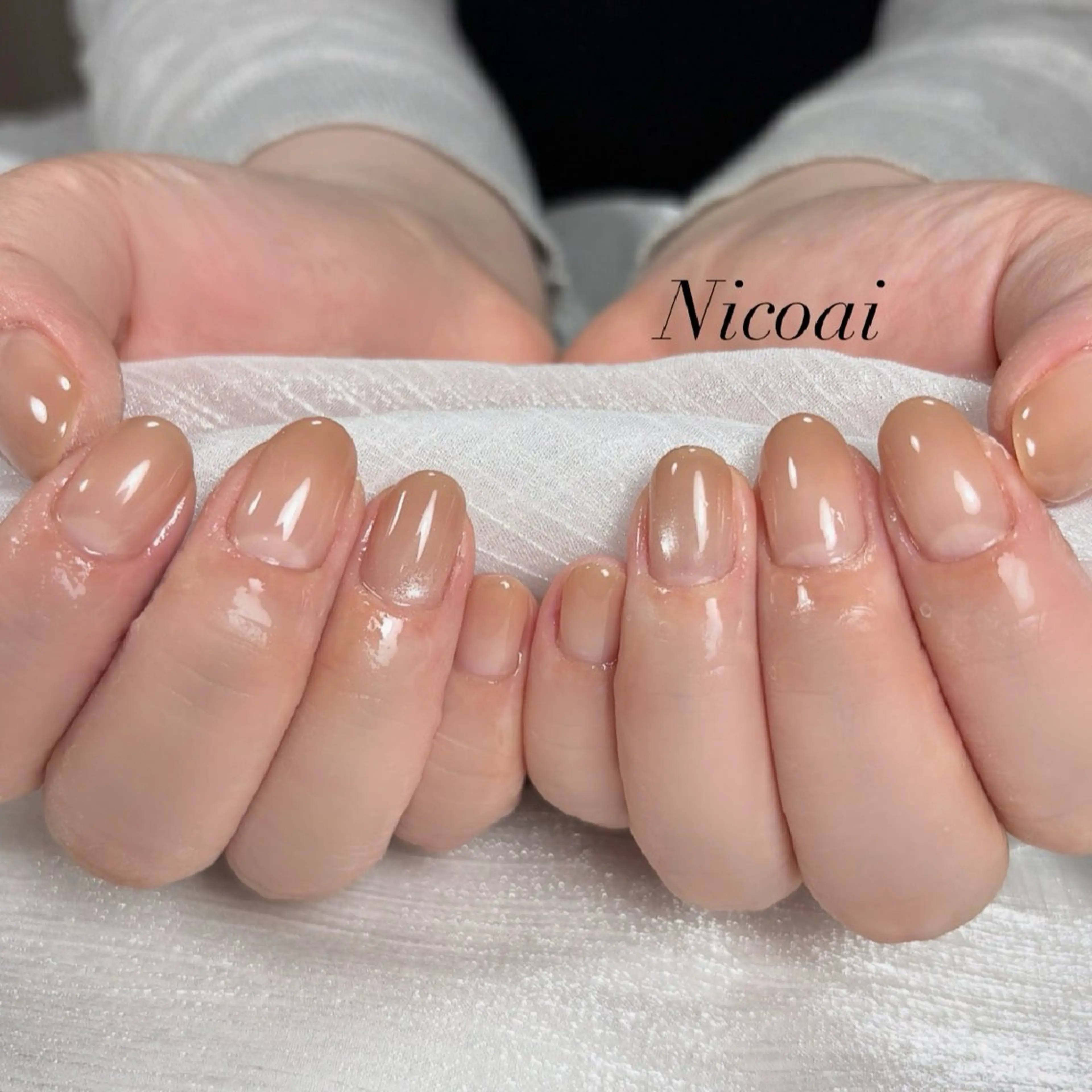 ネイル ジェルネイル グラデーション NailSalon Nicoaiのネイルデザイン