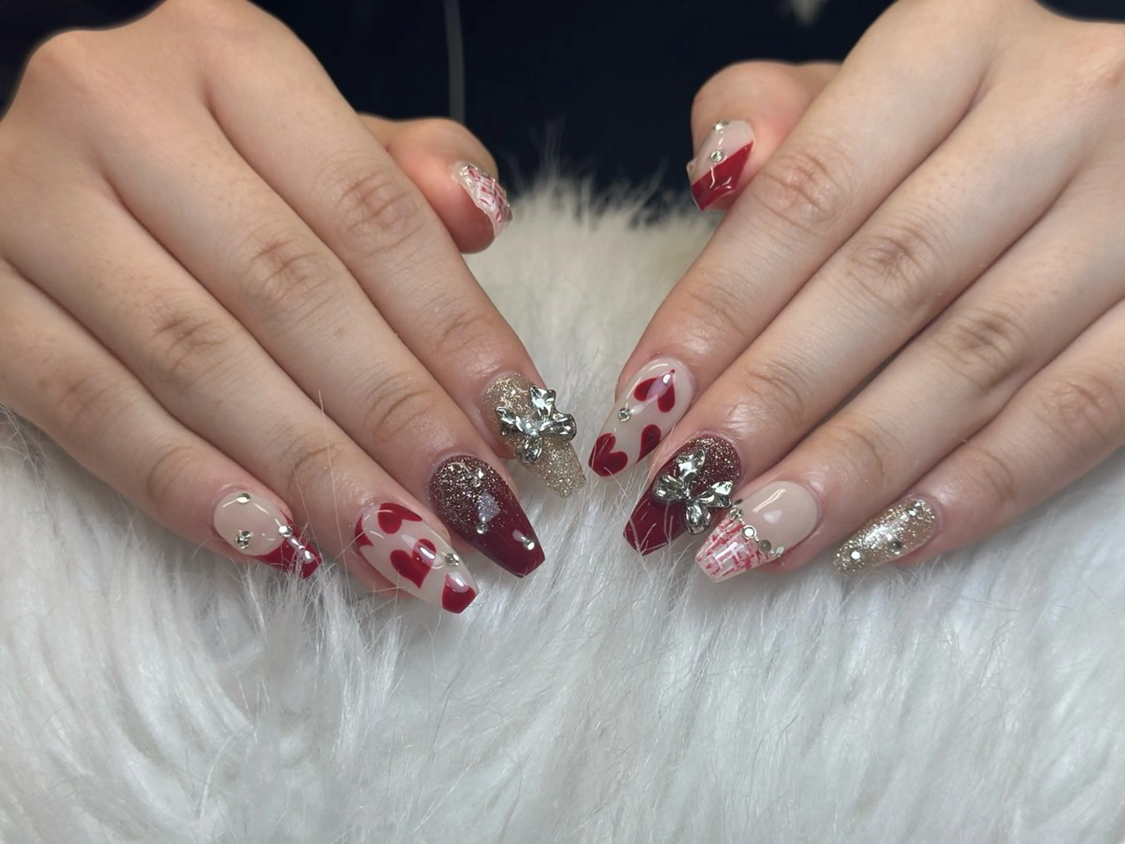 ネイル アートネイル ジェルネイル マグネットネイル ハンドネイル JennNail_ マオのネイルデザイン