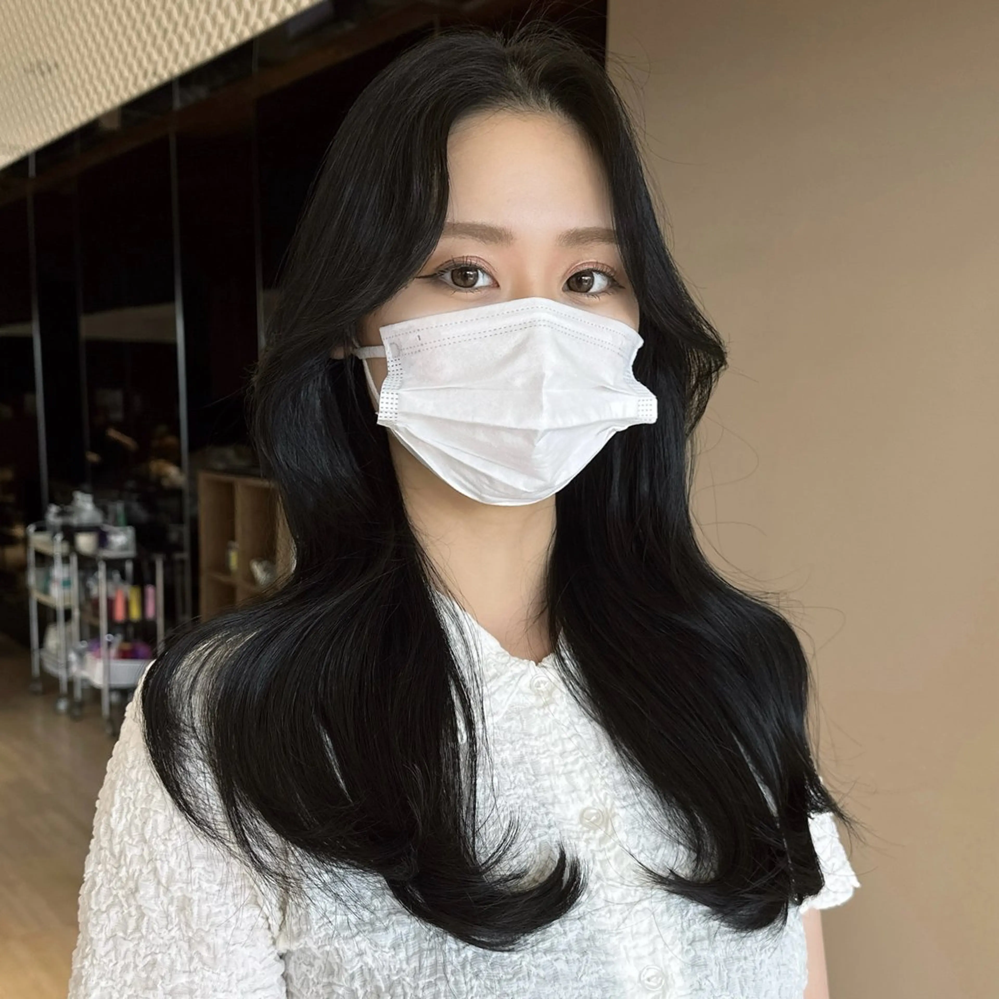 ロング カラー レイヤー/顔周り /透明感🩶高橋大のヘアスタイル