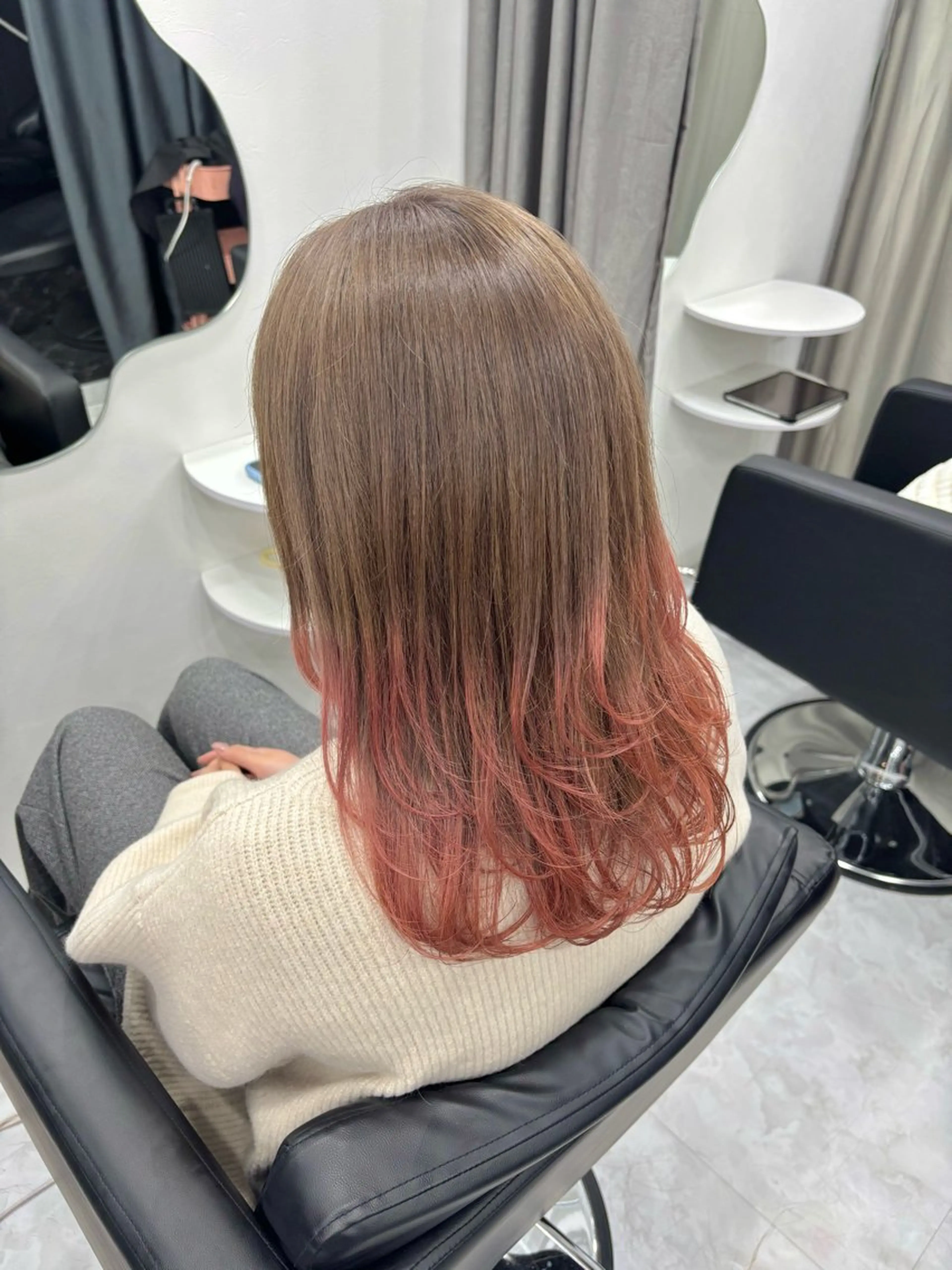 セミロング カット ヘアカラー トリートメント MoA cilue 福島さつき 👧🏻のヘアスタイル