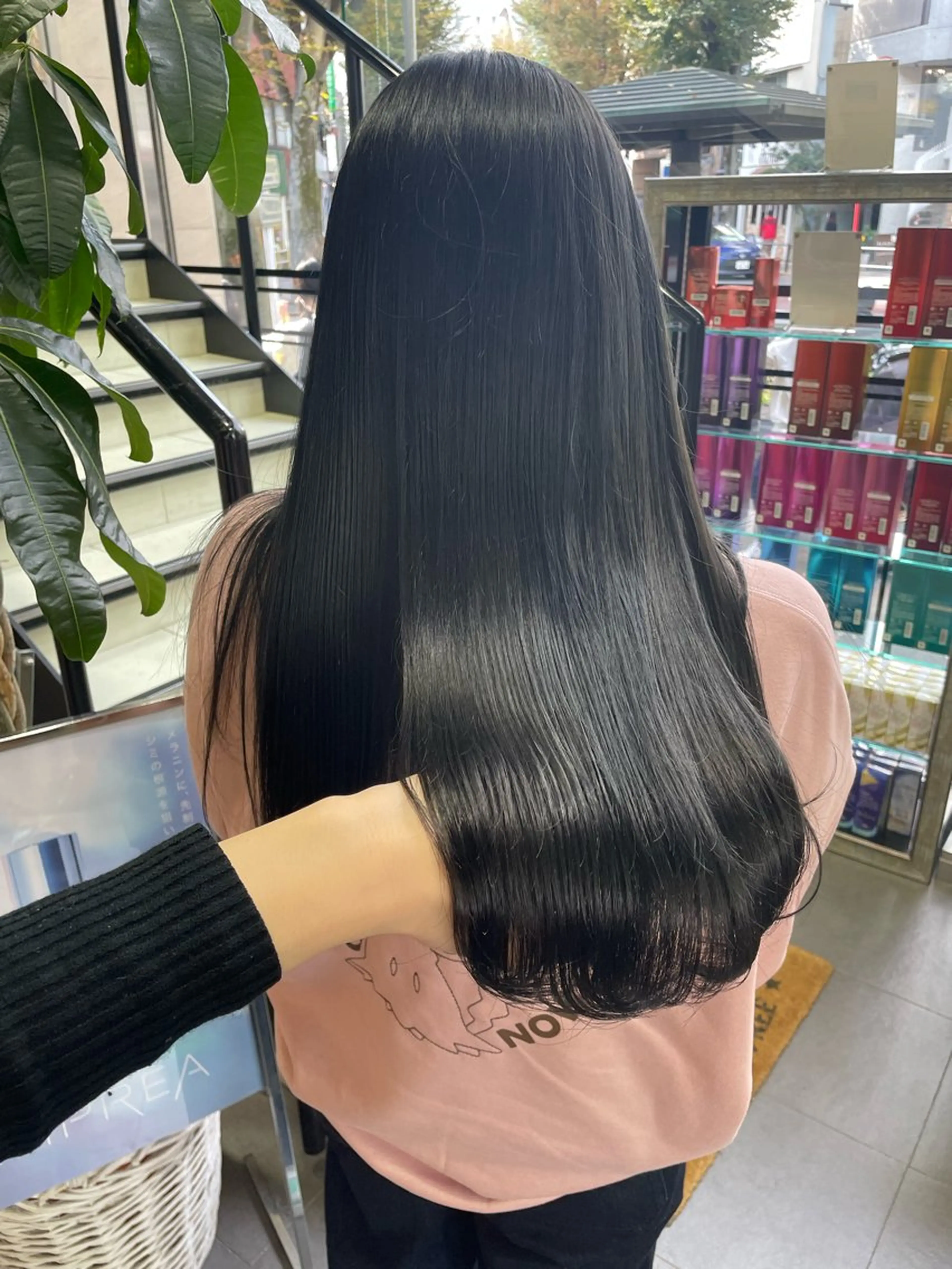 ミディアム カット ヘアカラー トリートメント デザインカラー/ eye/栞のヘアスタイル