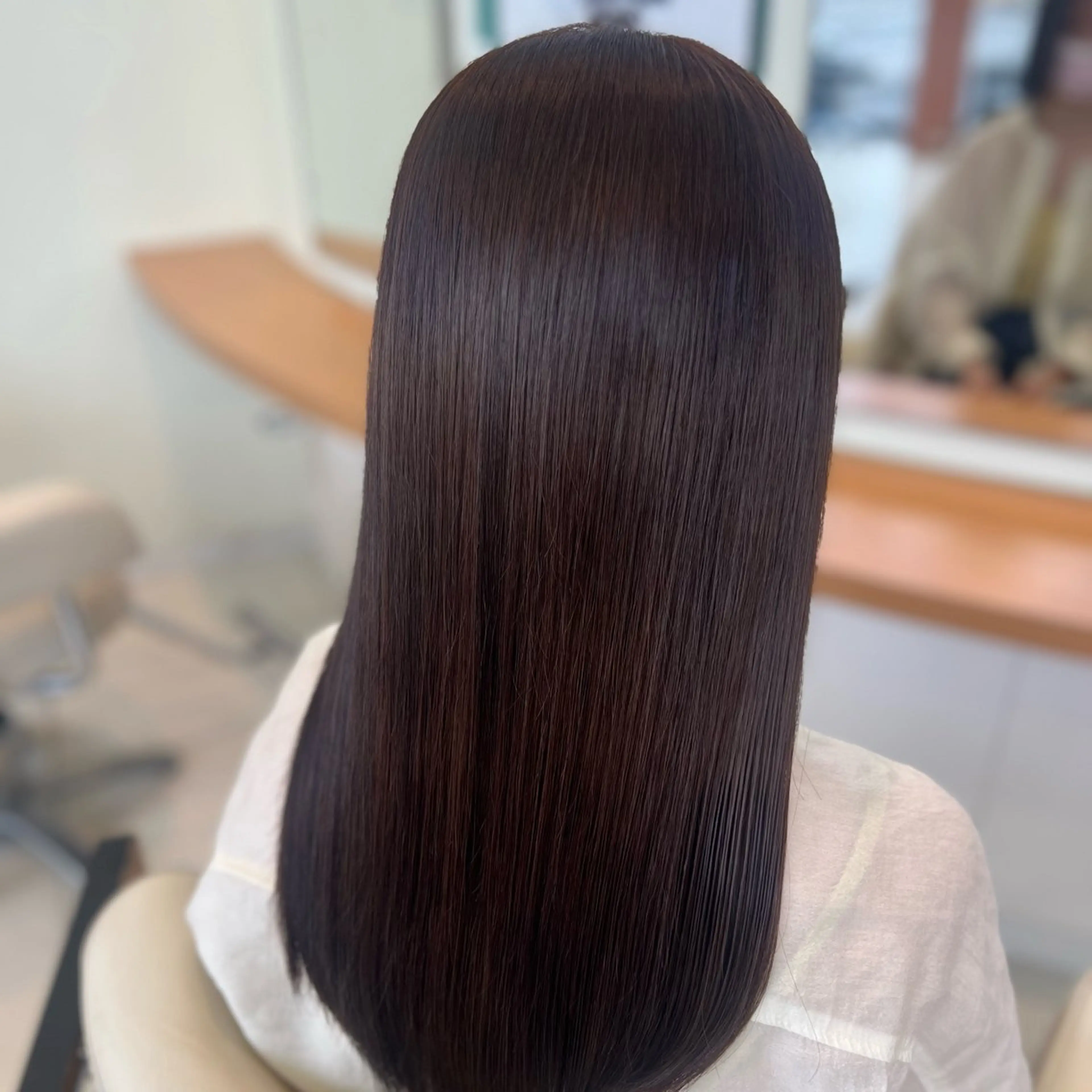 ロング カラー ヘアカラー トリートメント Yui/ 透明感カラー/浜松のヘアスタイル