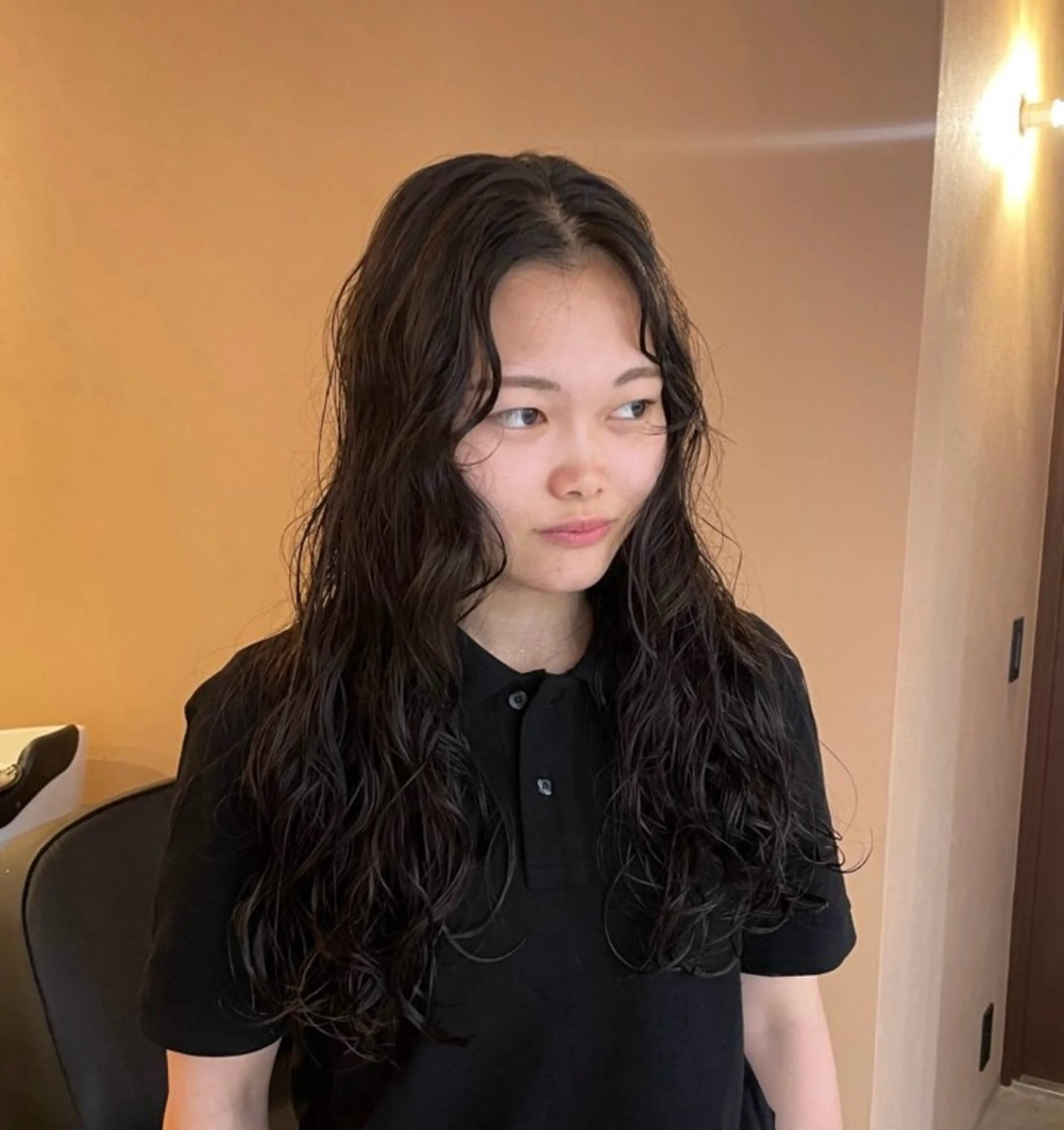 パーマ 川口 日菜のヘアスタイル