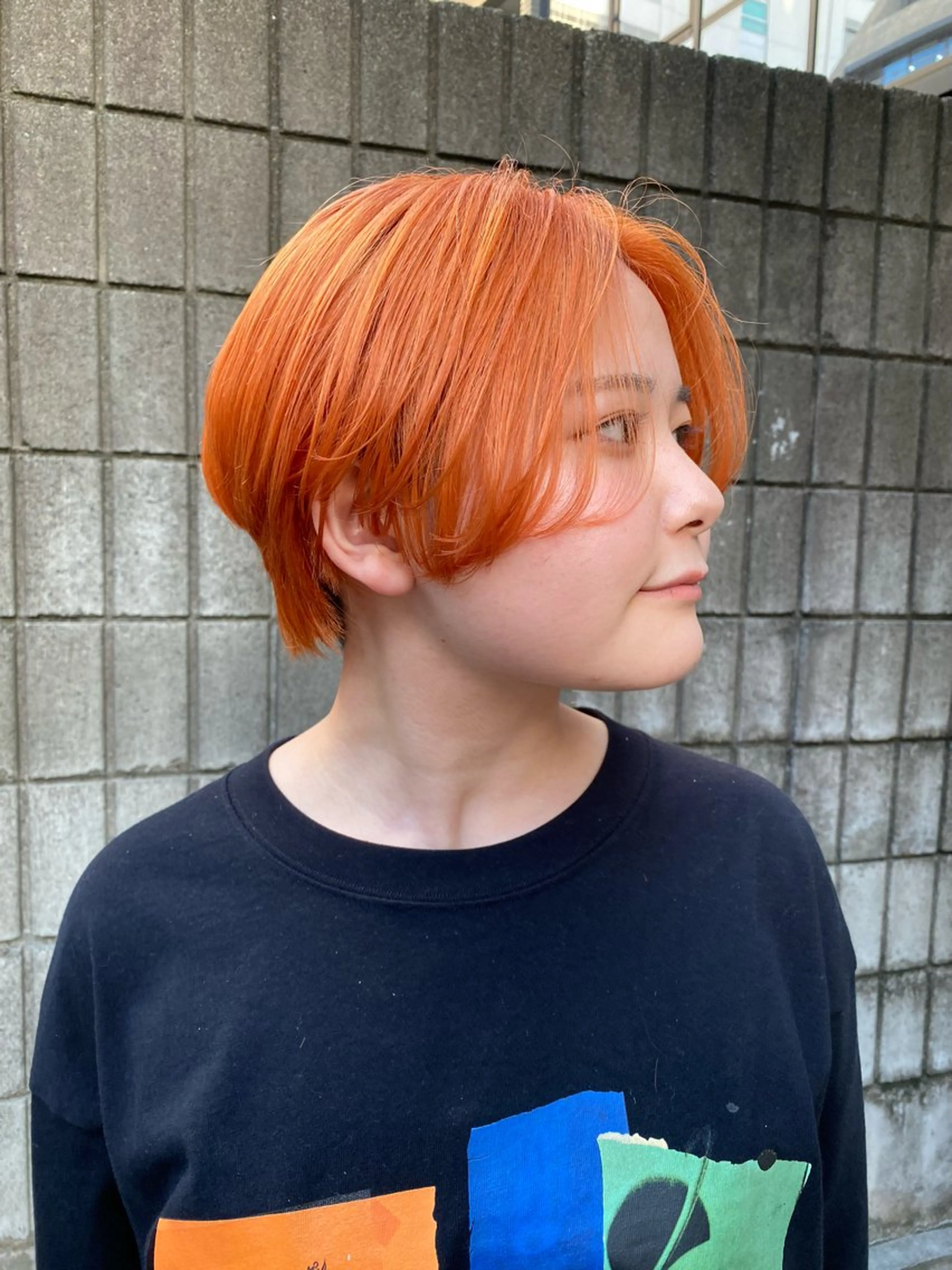 ショート カラー 似合わせレイヤー/ ニュアンスパーマ高倉のヘアスタイル