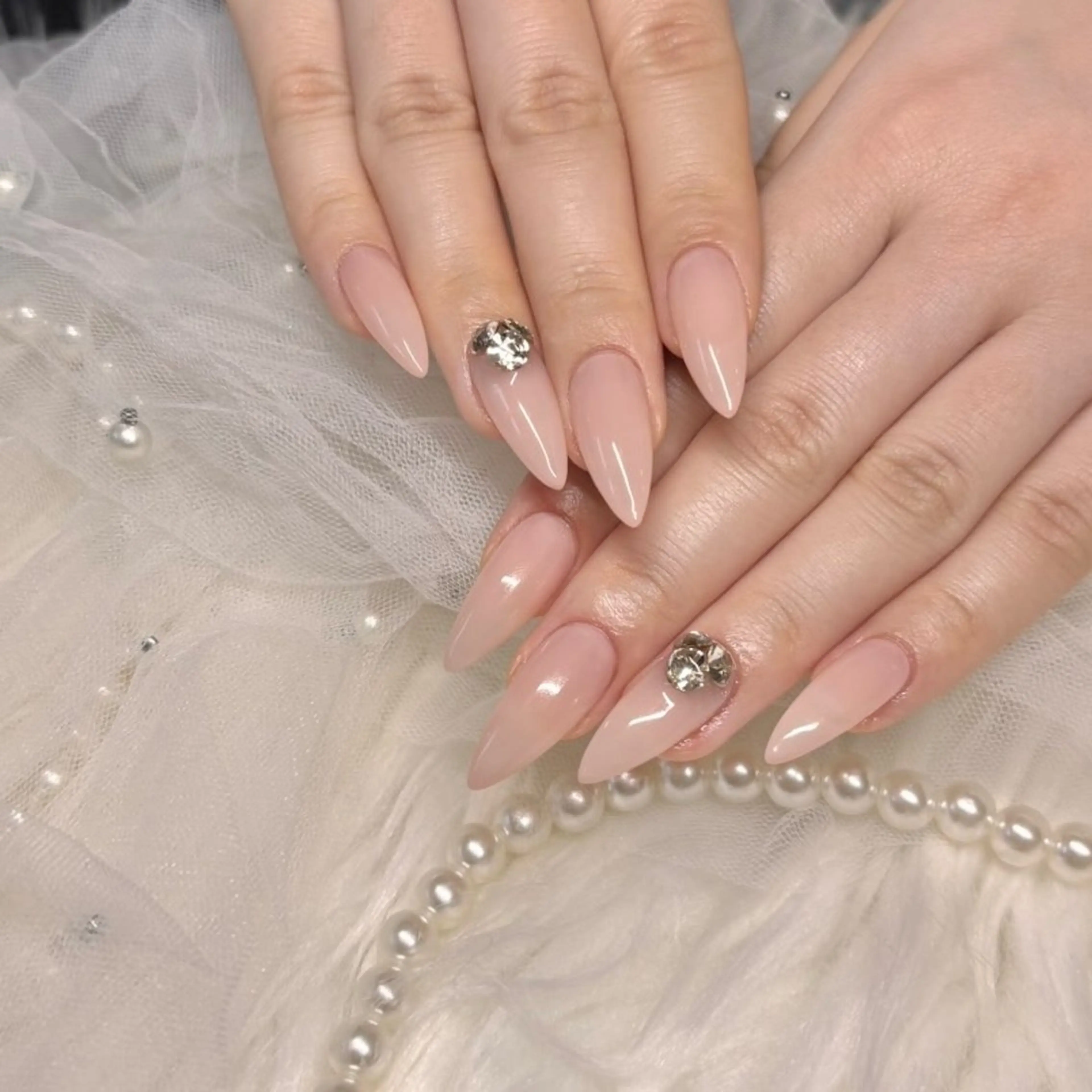 ネイル シンプルネイル ハンドネイル Blue daisy所属・Blue daisy 栄本店のネイルデザイン