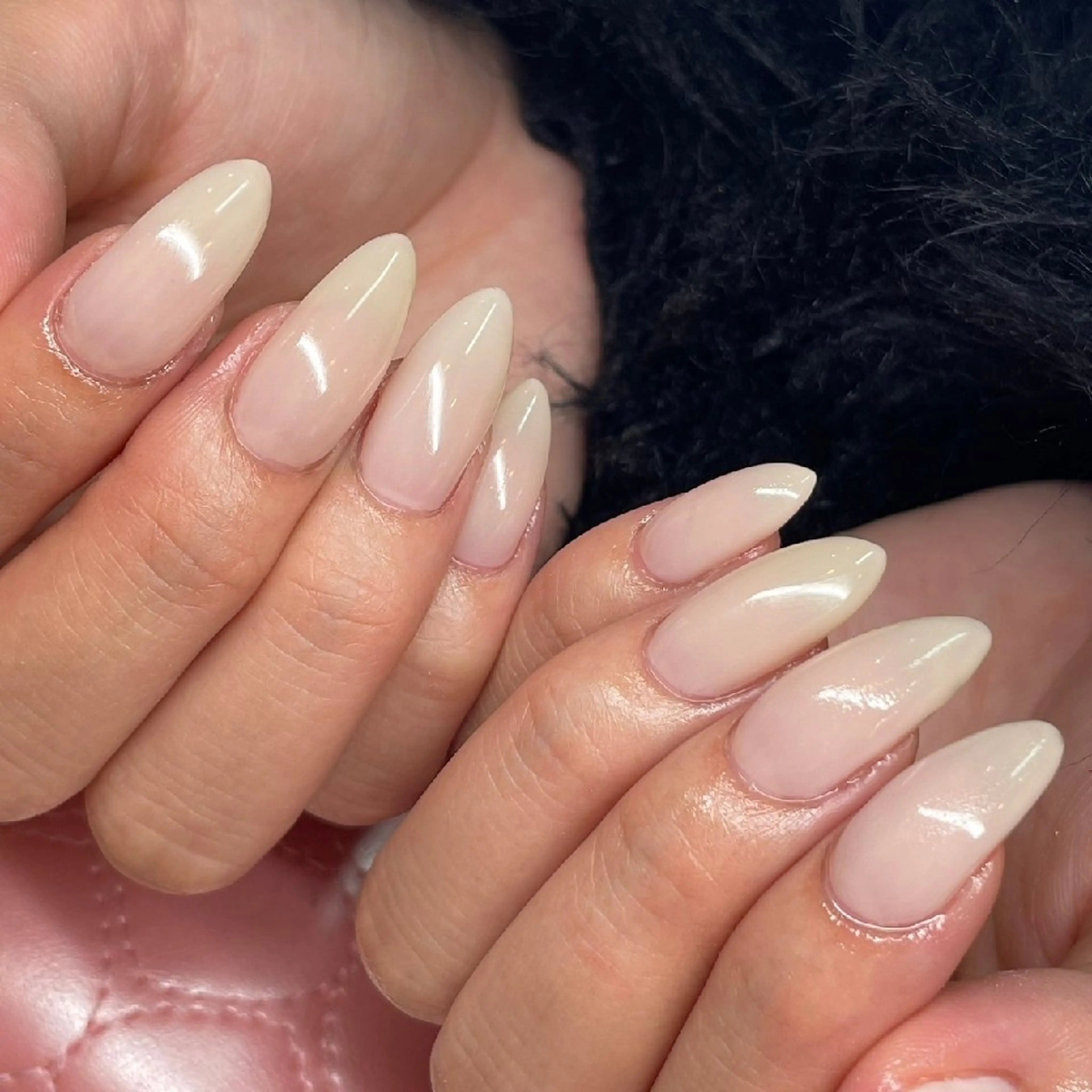 ネイル 長さ出し ワンカラーネイル シンプルネイル ハンドネイル ハンドケア 心斎橋Salon Epokkuのネイルデザイン