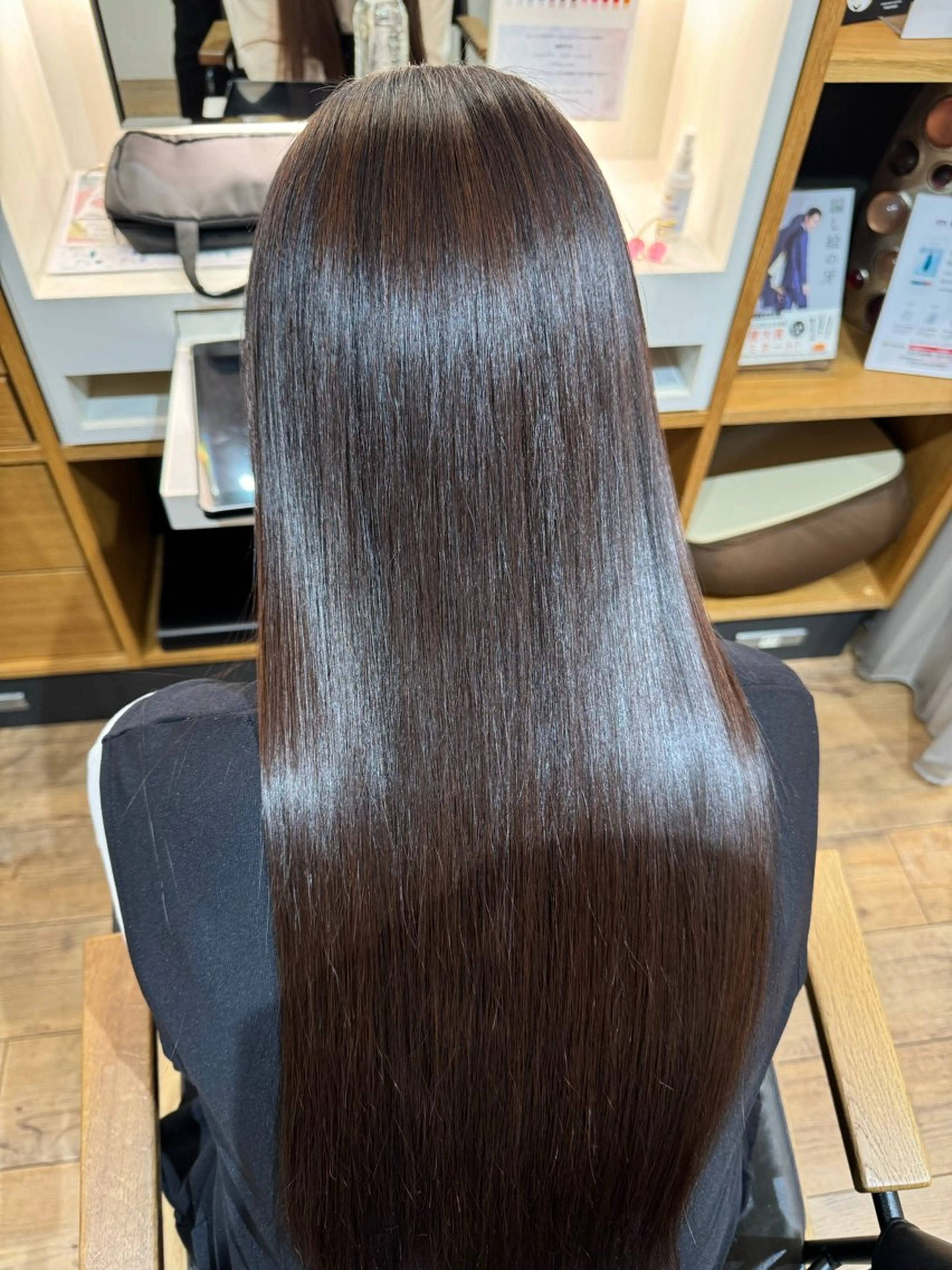 ロング 杉田 礼のヘアスタイル