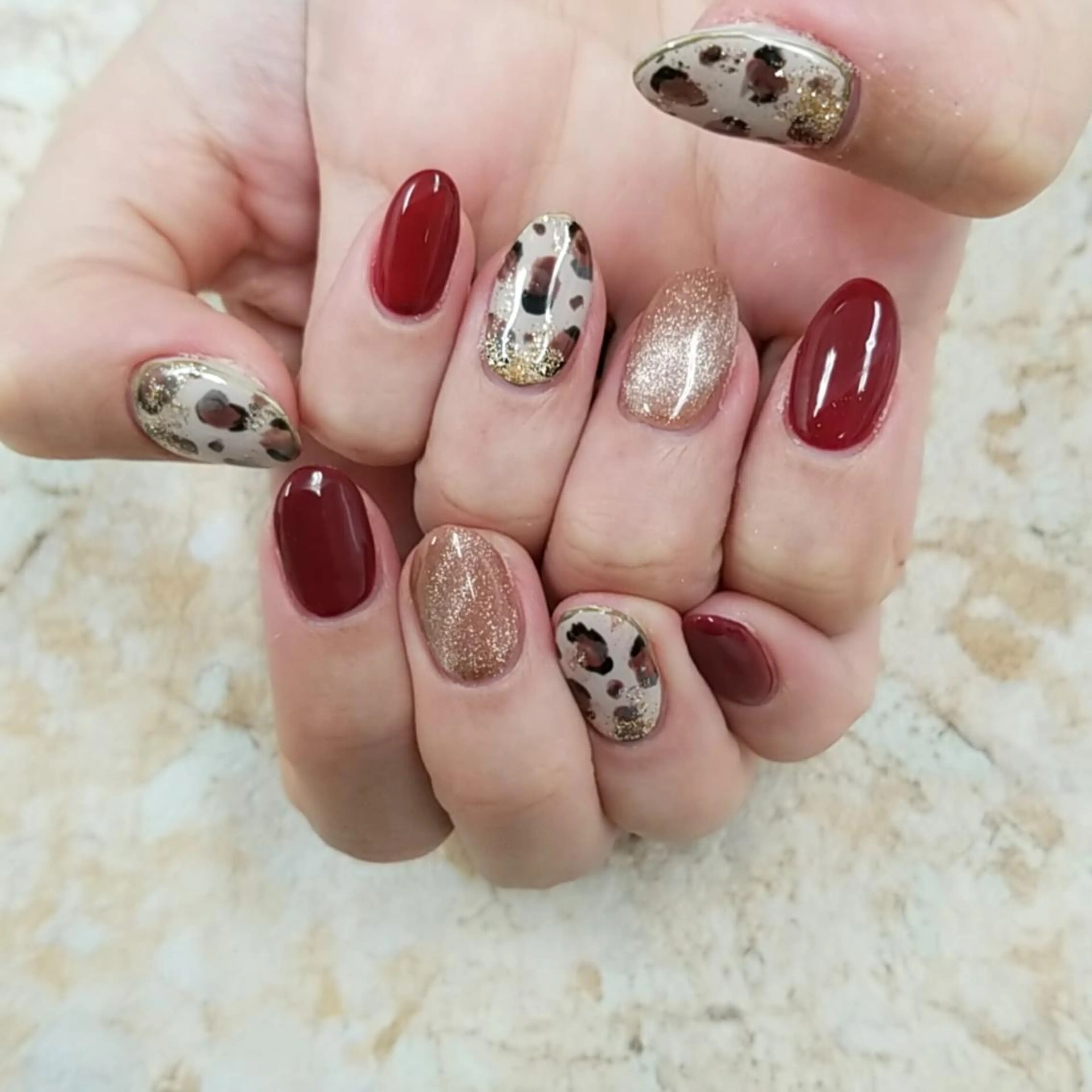 ネイル アートネイル ジェルネイル マグネットネイル 持ち込み ニュアンスネイル 河野ちえ (雑誌掲載サロン)のネイルデザイン