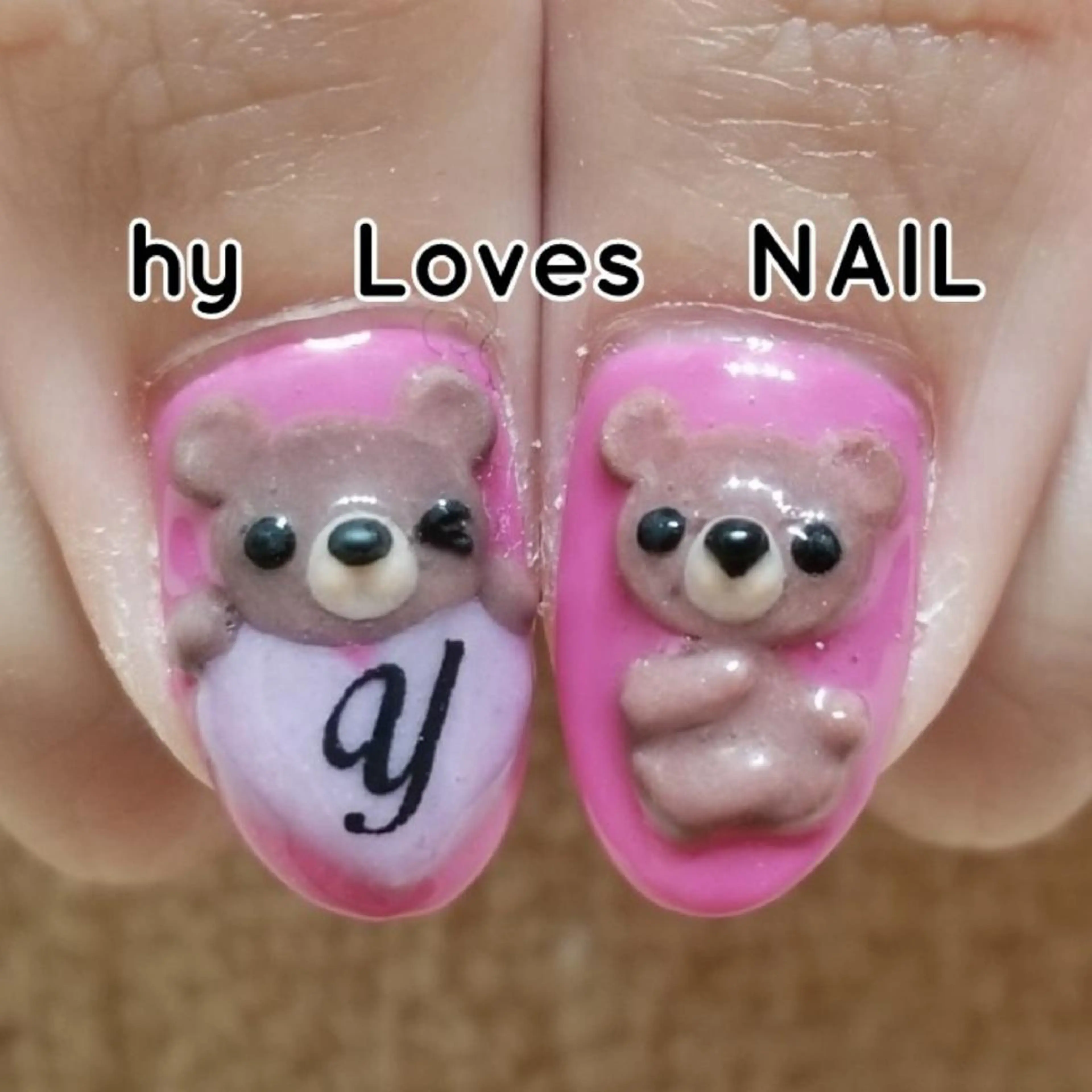 ネイル ピンク ハンドネイル よしだ ひろきのネイルデザイン