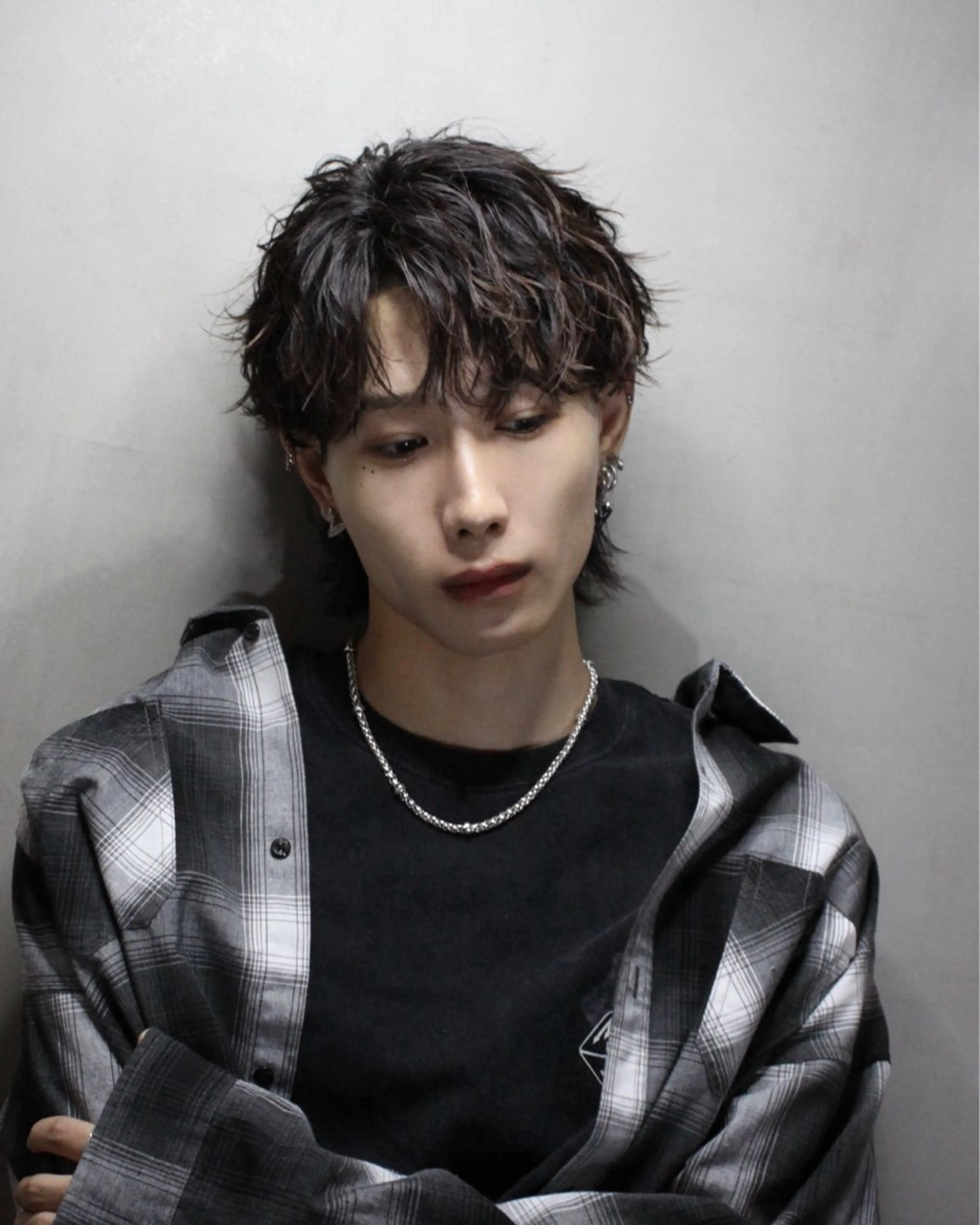 メンズ パーマ メンズ/心斎橋 /韓流/藤本理希のヘアスタイル