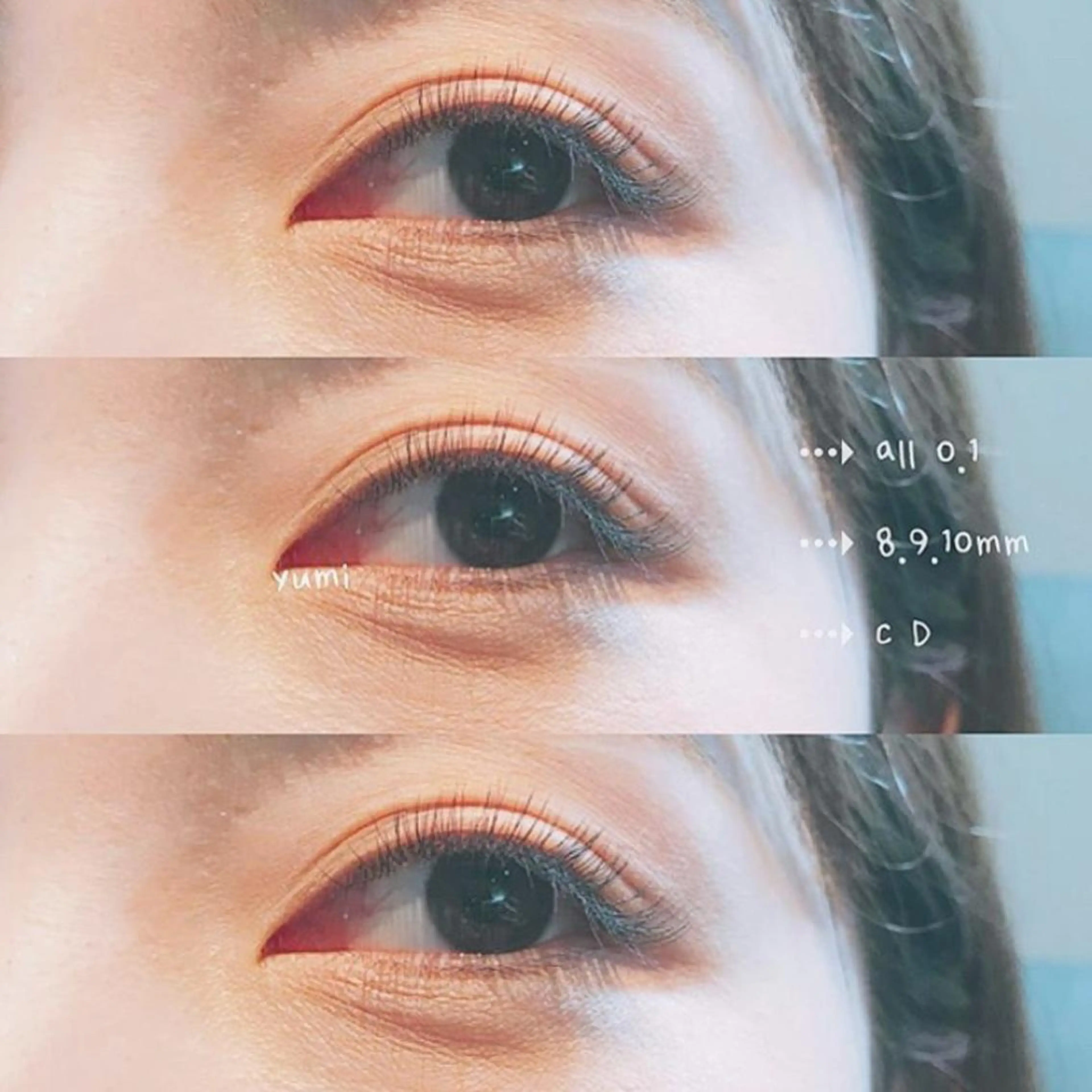 マツエク・マツパ ナチュラル Lokahi yumiのマツエク・マツパデザイン