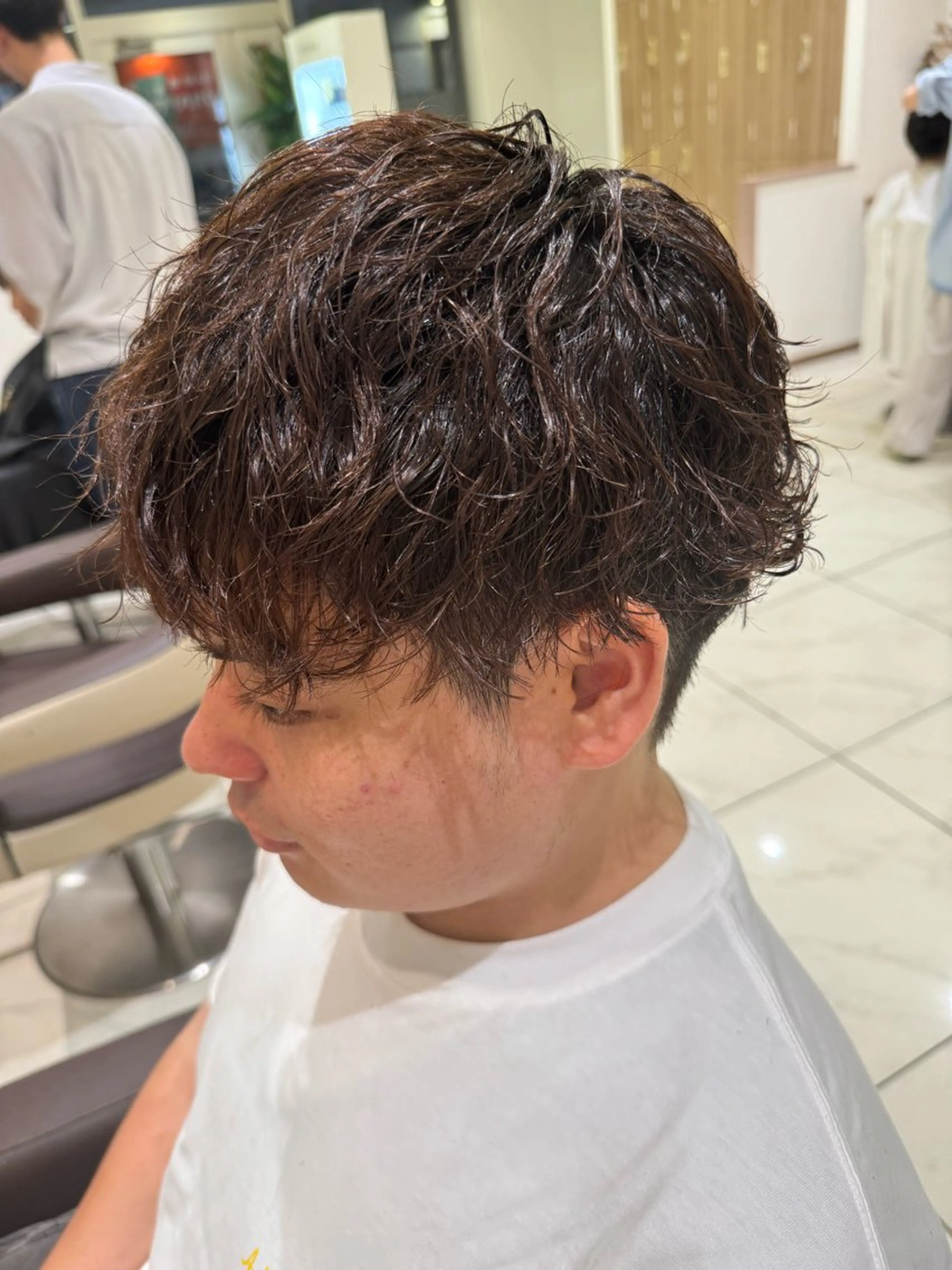 ショート パーマ メンズ メンズパーマ ツーブロック カット パーマ メンズパーマ特化/ メッシュ/薫/店長のヘアスタイル