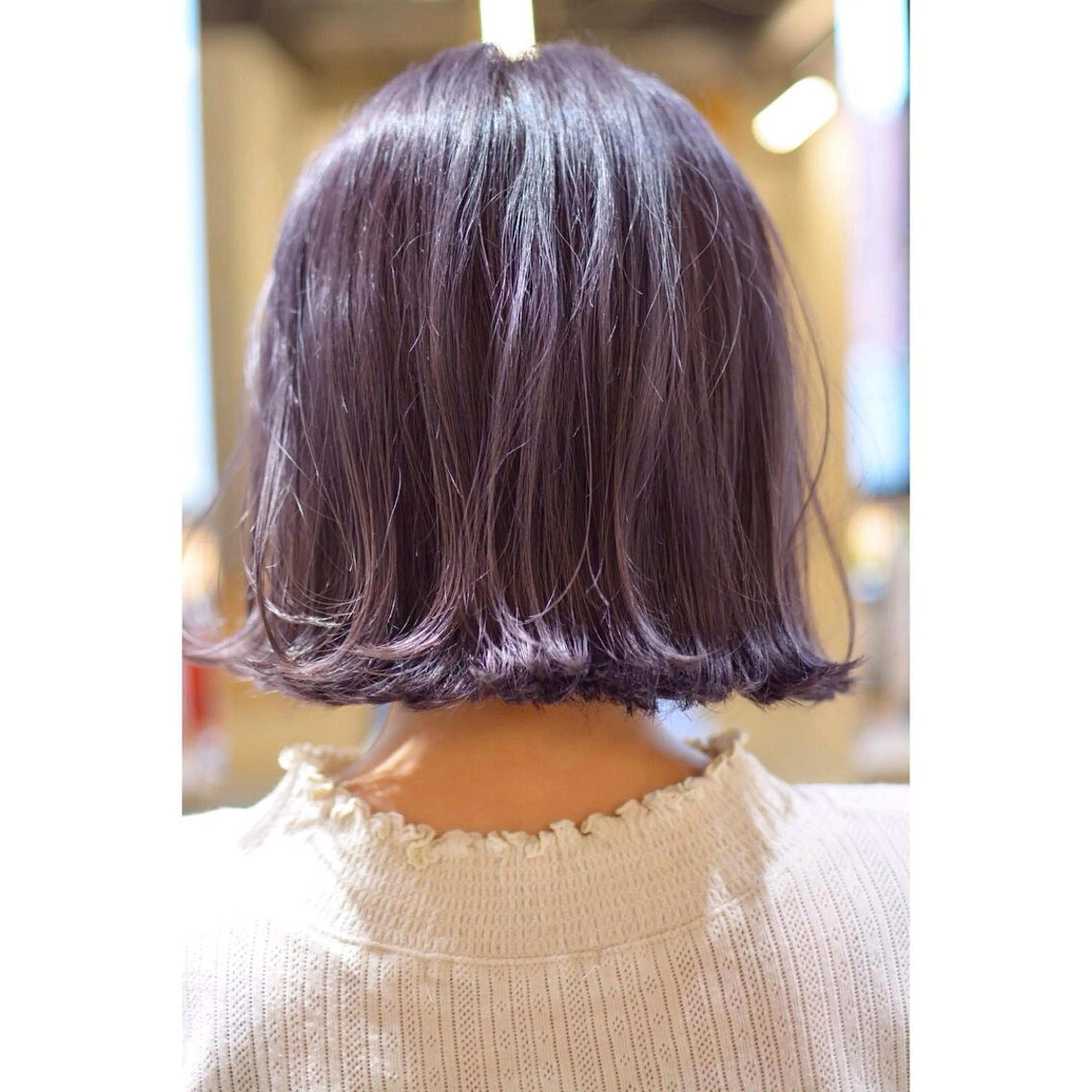 ミディアム カット ヘアカラー トリートメント 木村 創造🌟 デザインカラーお任せのヘアスタイル