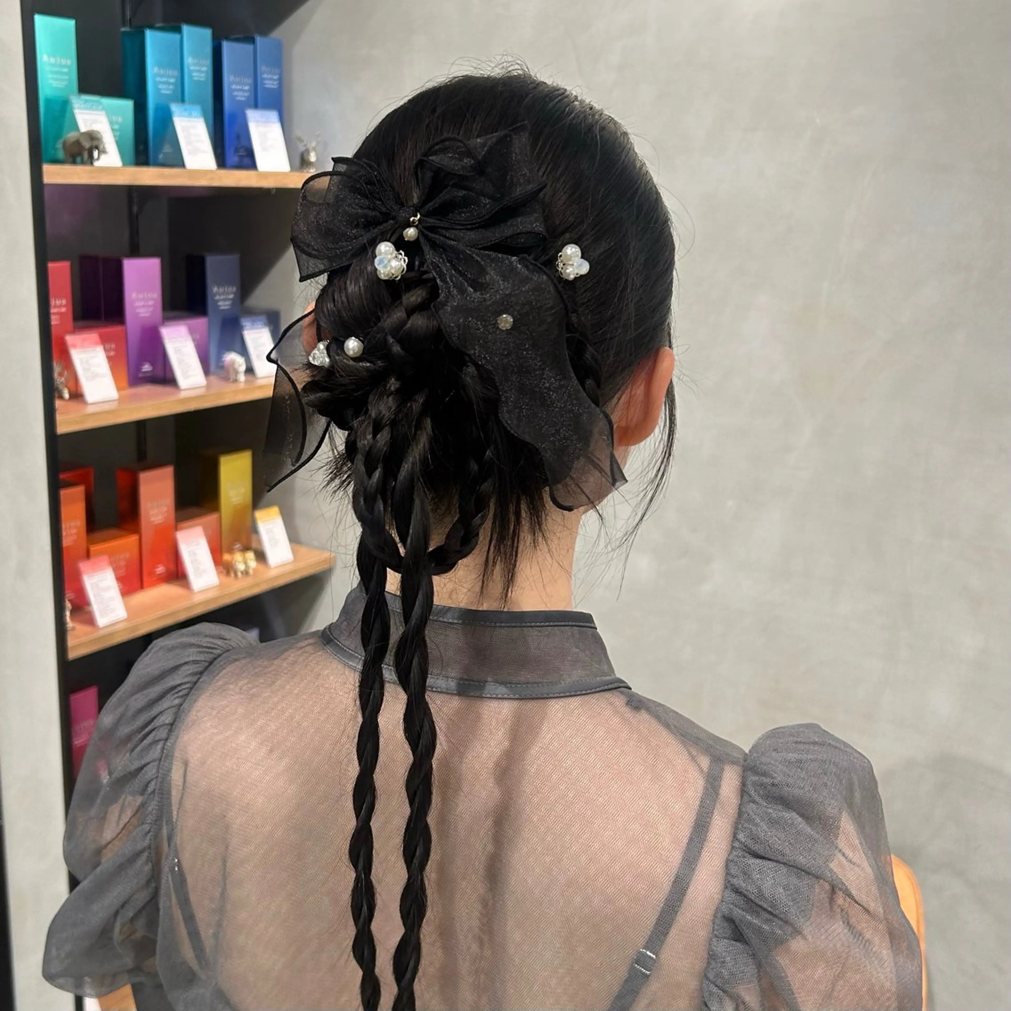 ヘアアレンジ 透明感カラー🫧 ✴︎meiのヘアスタイル