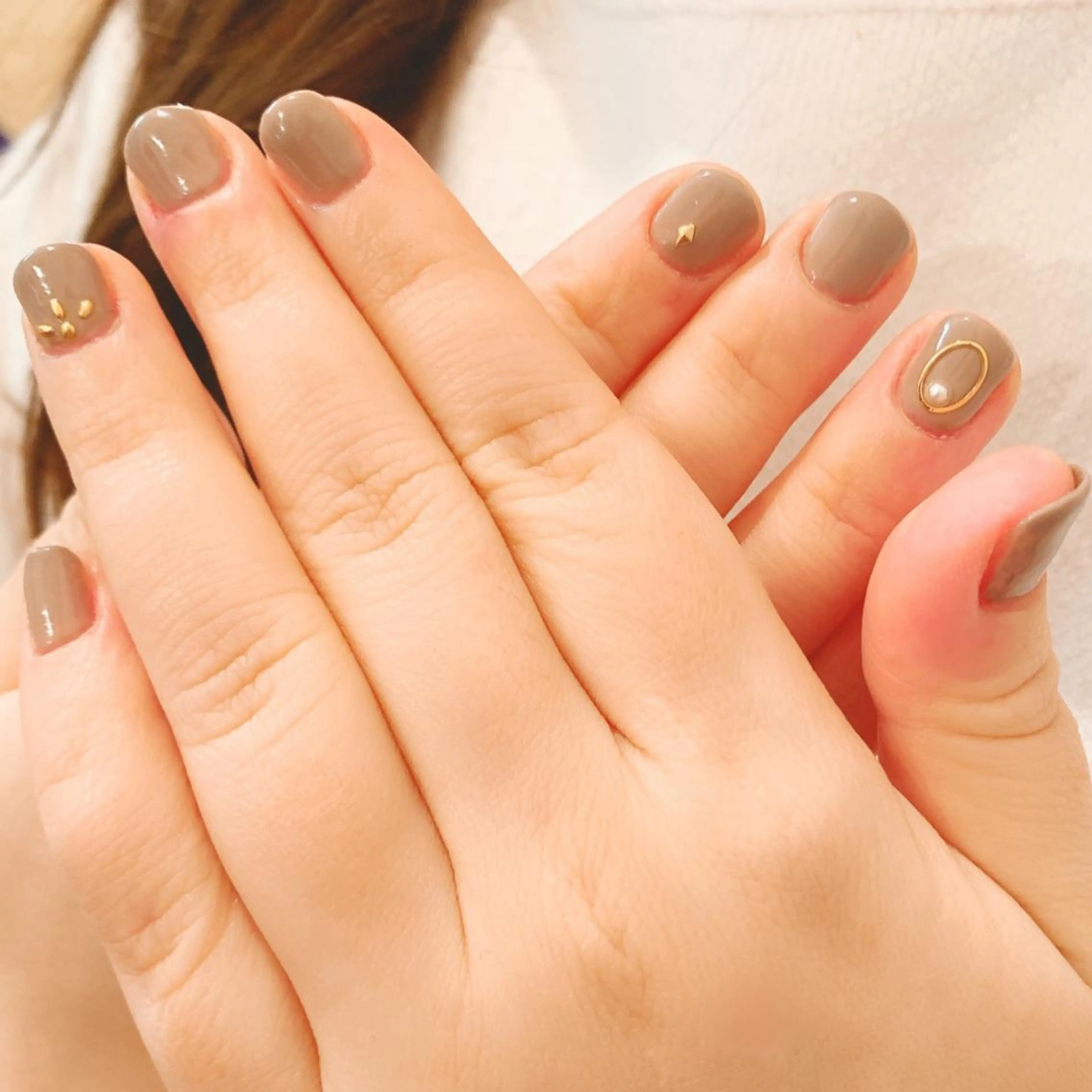 ネイル ワンカラーネイル ネイル　マテリア所属・ODAGIRI AKIKOのネイルデザイン