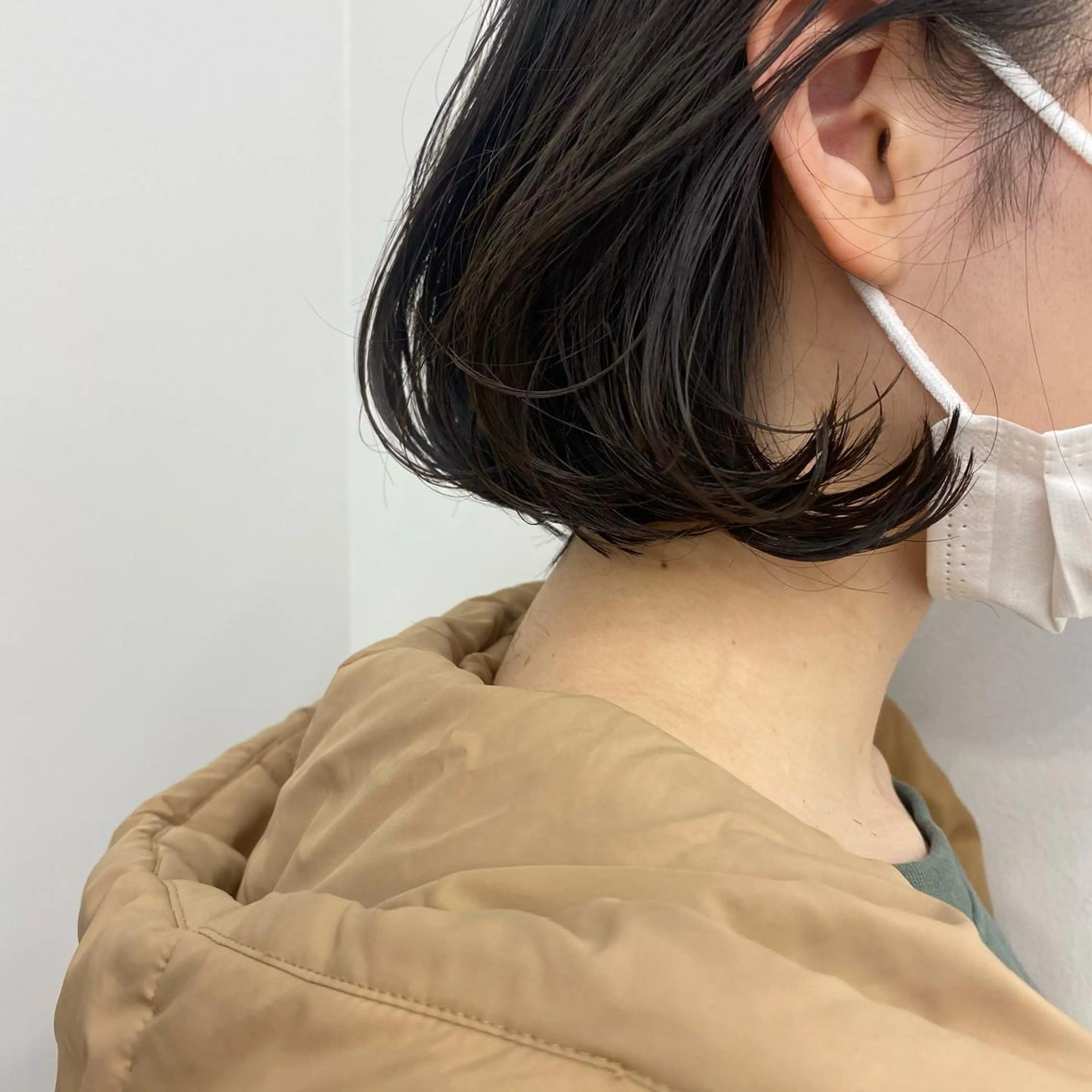 ミディアム パーマ 松本 茜のヘアスタイル