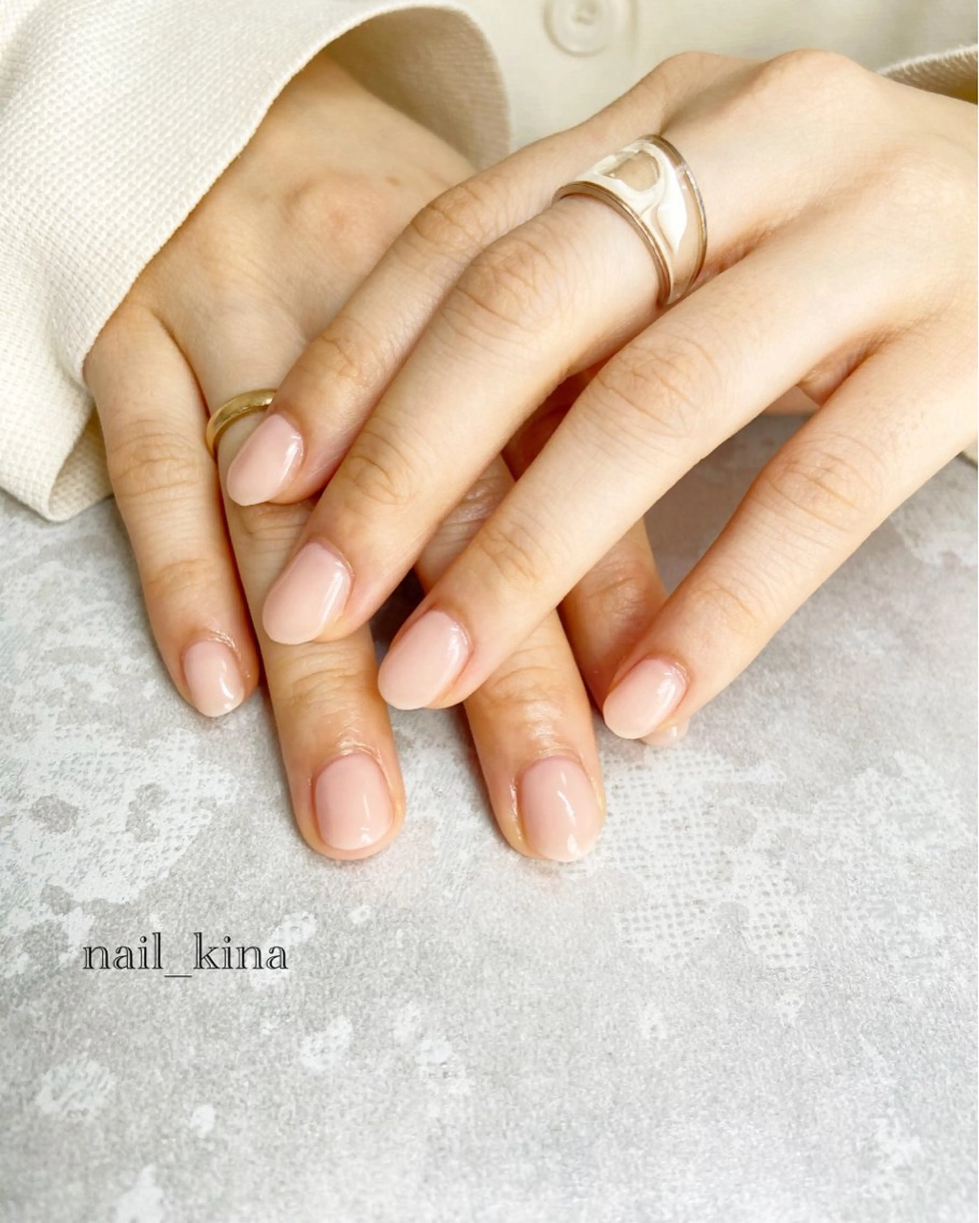 ネイル ワンカラーネイル nail_ kinaのネイルデザイン