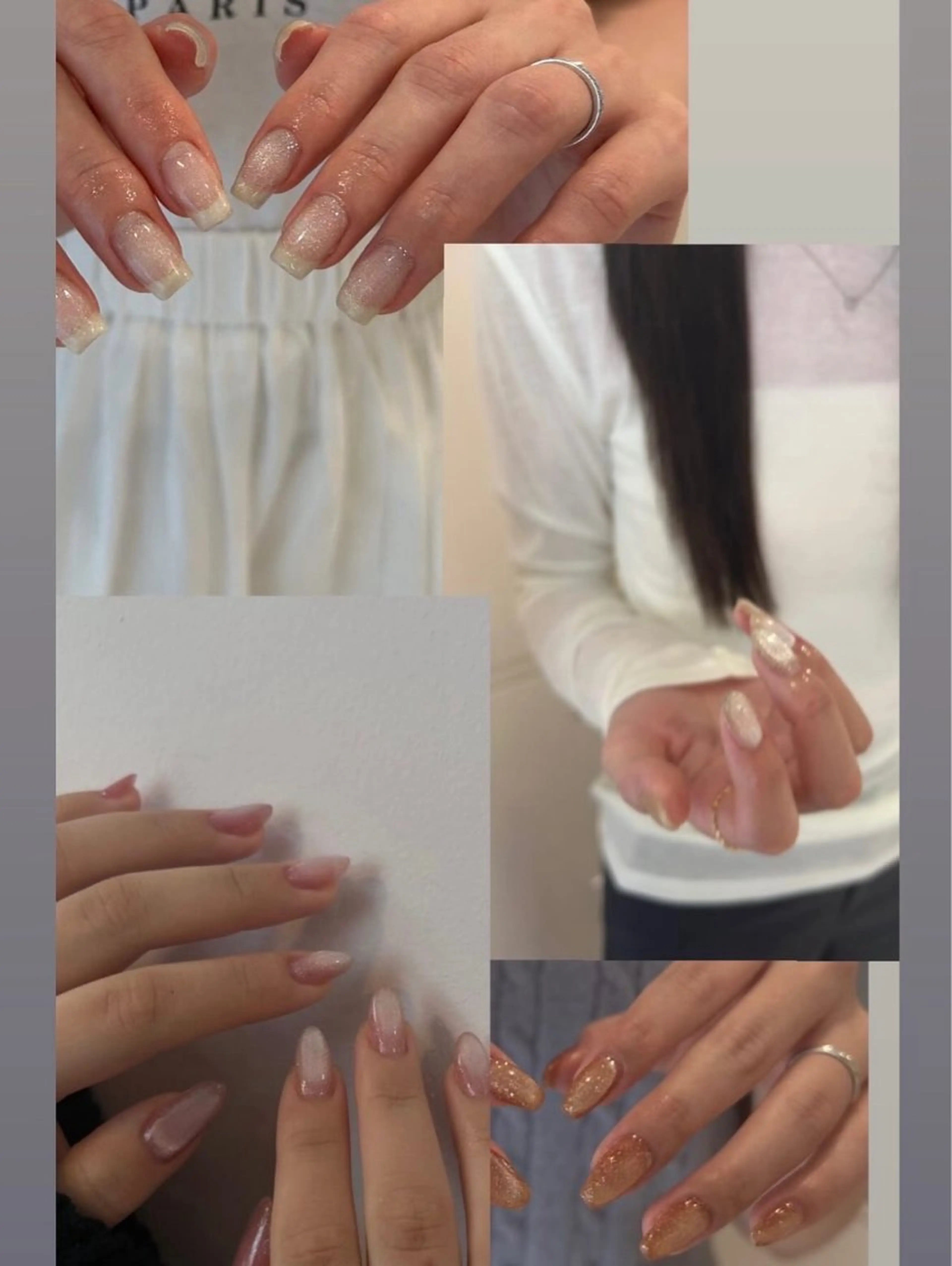 ネイル マグネットネイル DEEokazaki momona.Gのネイルデザイン