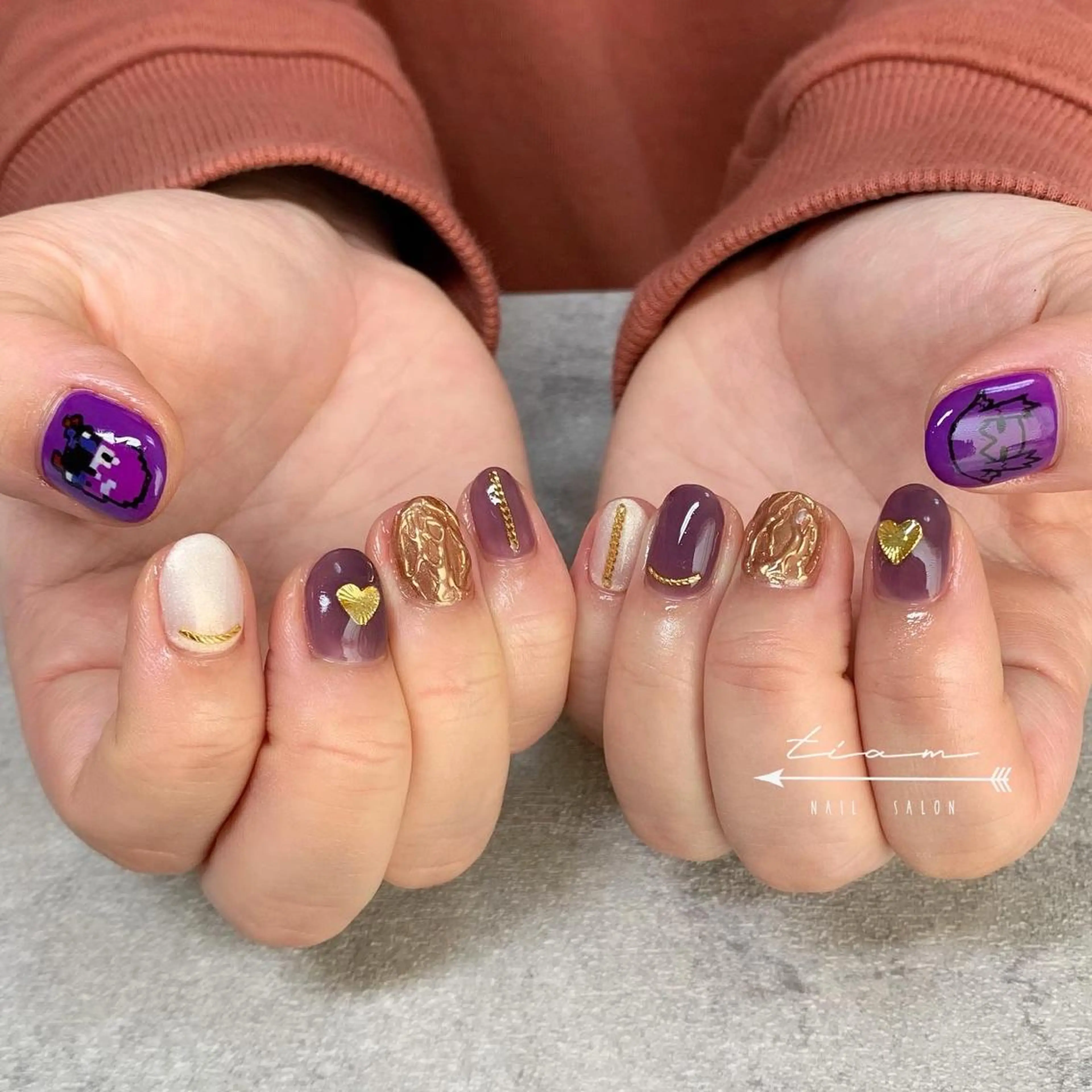 ネイル 𝑡𝑖𝑎𝑚𓂃 きむらゆきののネイルデザイン