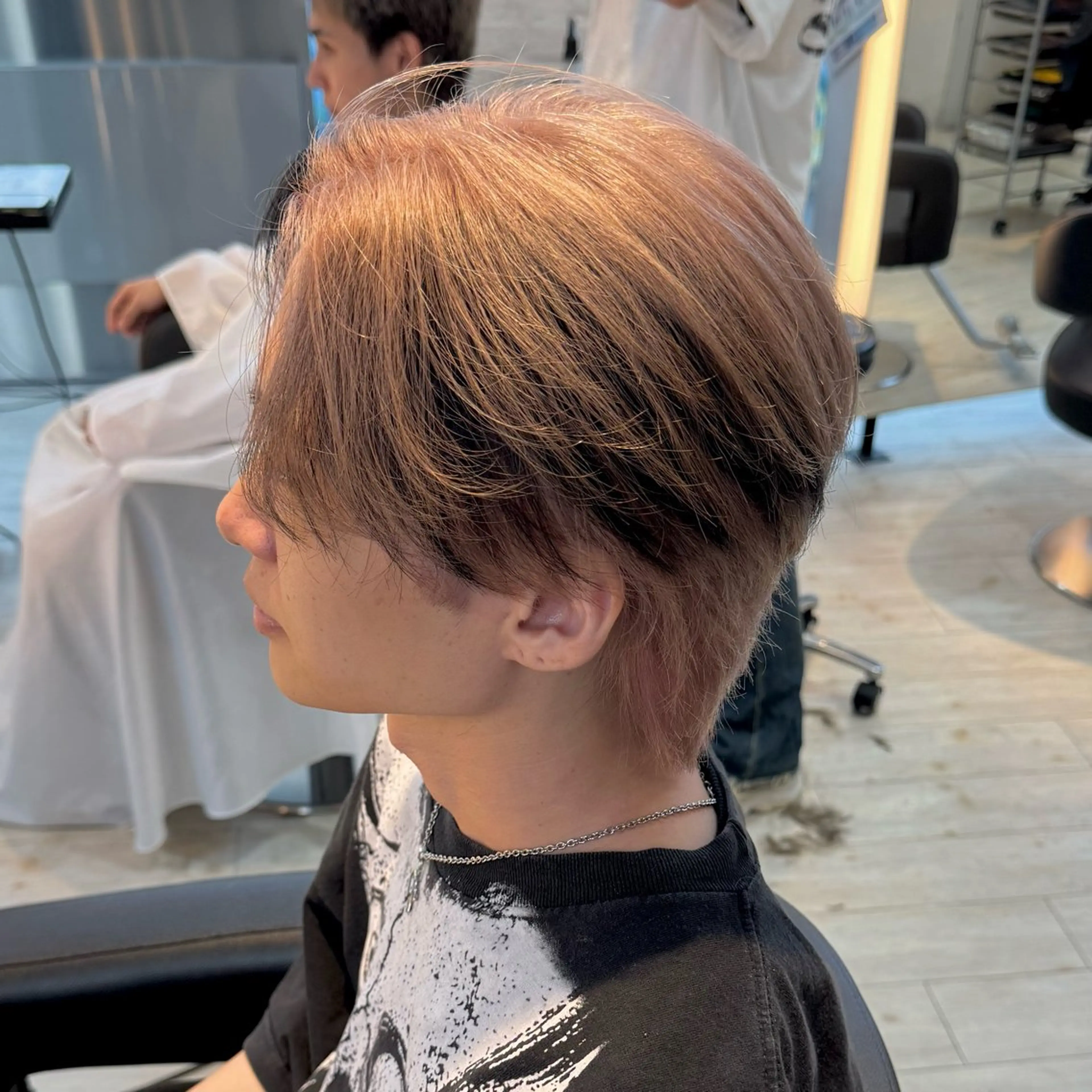 カラー メンズ ヘアカラー トリートメント rinko/メンズ/ ブリーチカラー/栄のヘアスタイル